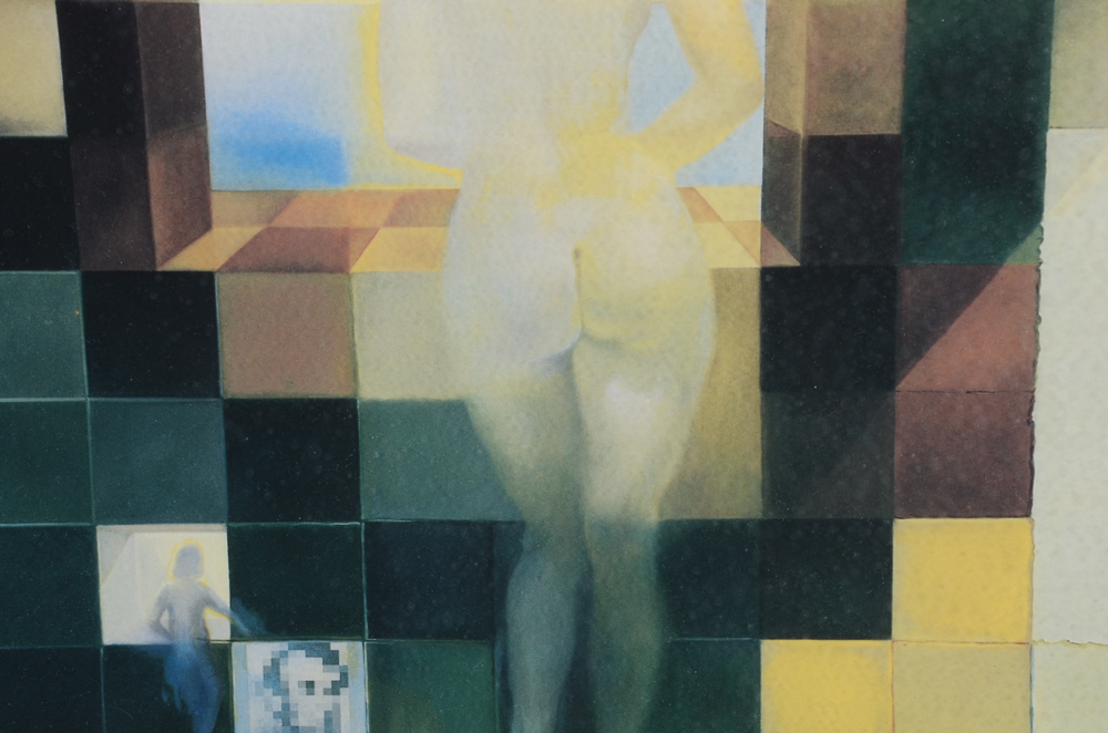 Offset Lithographic Poster After Dali's "Lincoln in Dalivision"