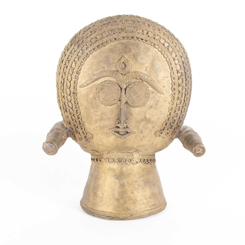 Indian SunMask Sculptured Metal Topper/Cover