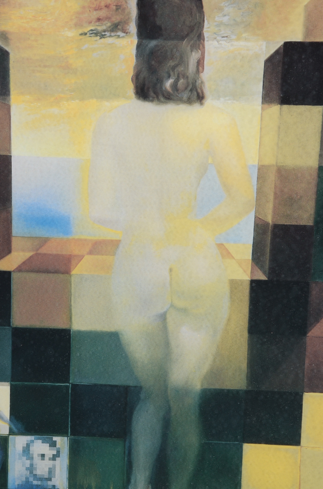 Offset Lithographic Poster After Dali's "Lincoln in Dalivision"