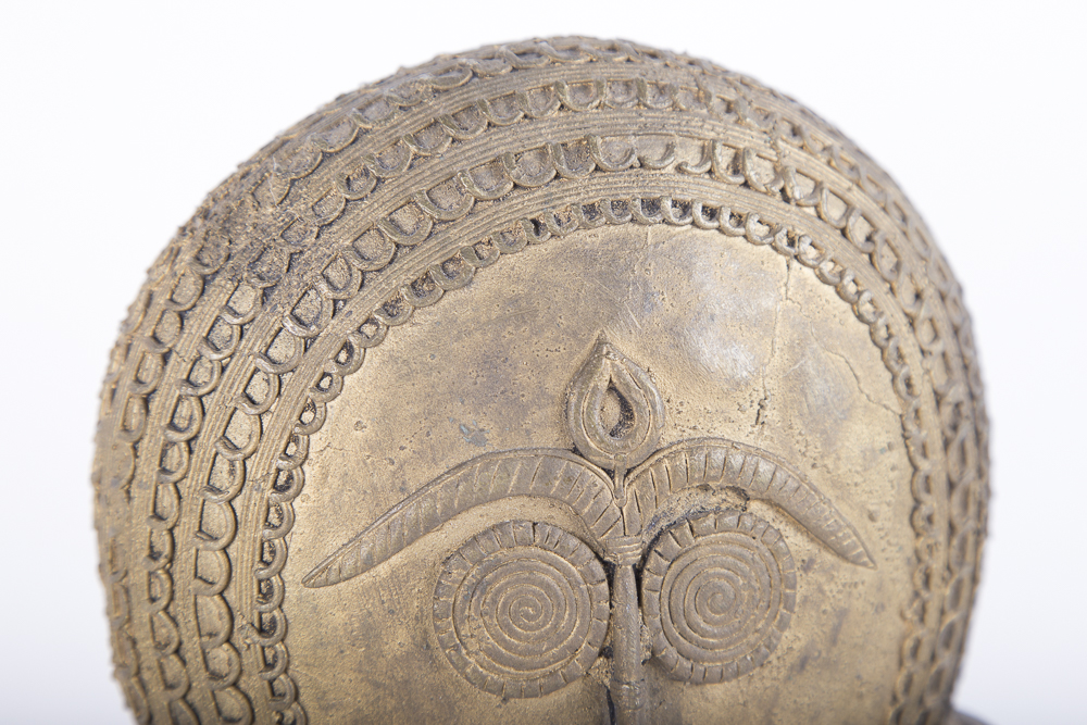 Indian SunMask Sculptured Metal Topper/Cover