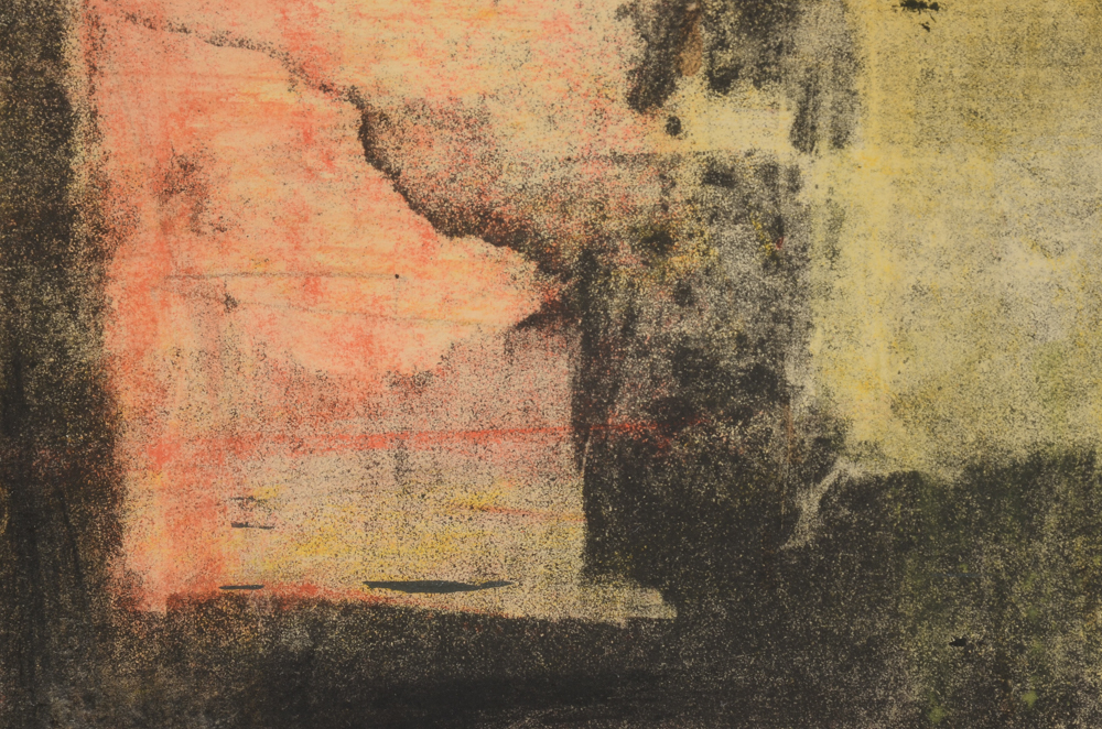 Abstract Stone Lithograph