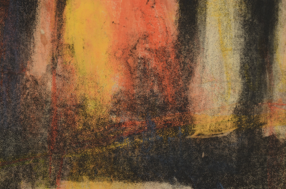 Abstract Stone Lithograph