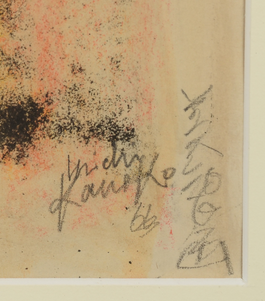 Abstract Stone Lithograph