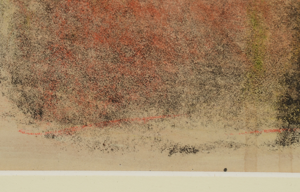 Abstract Stone Lithograph