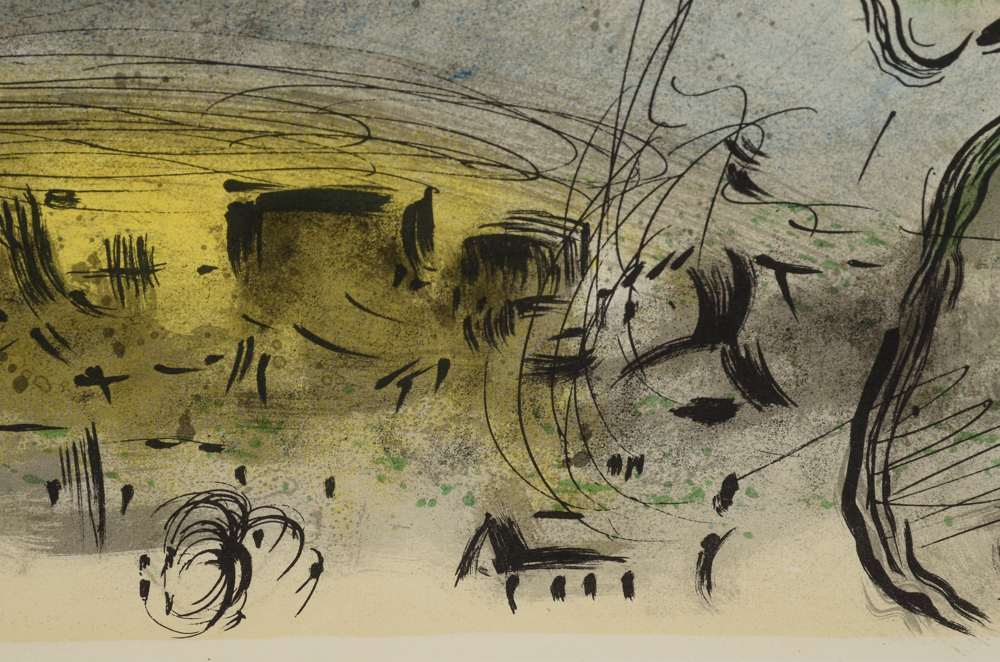 Marc Chagall Signed Hand-Pulled Lithograph Exhibition Poster