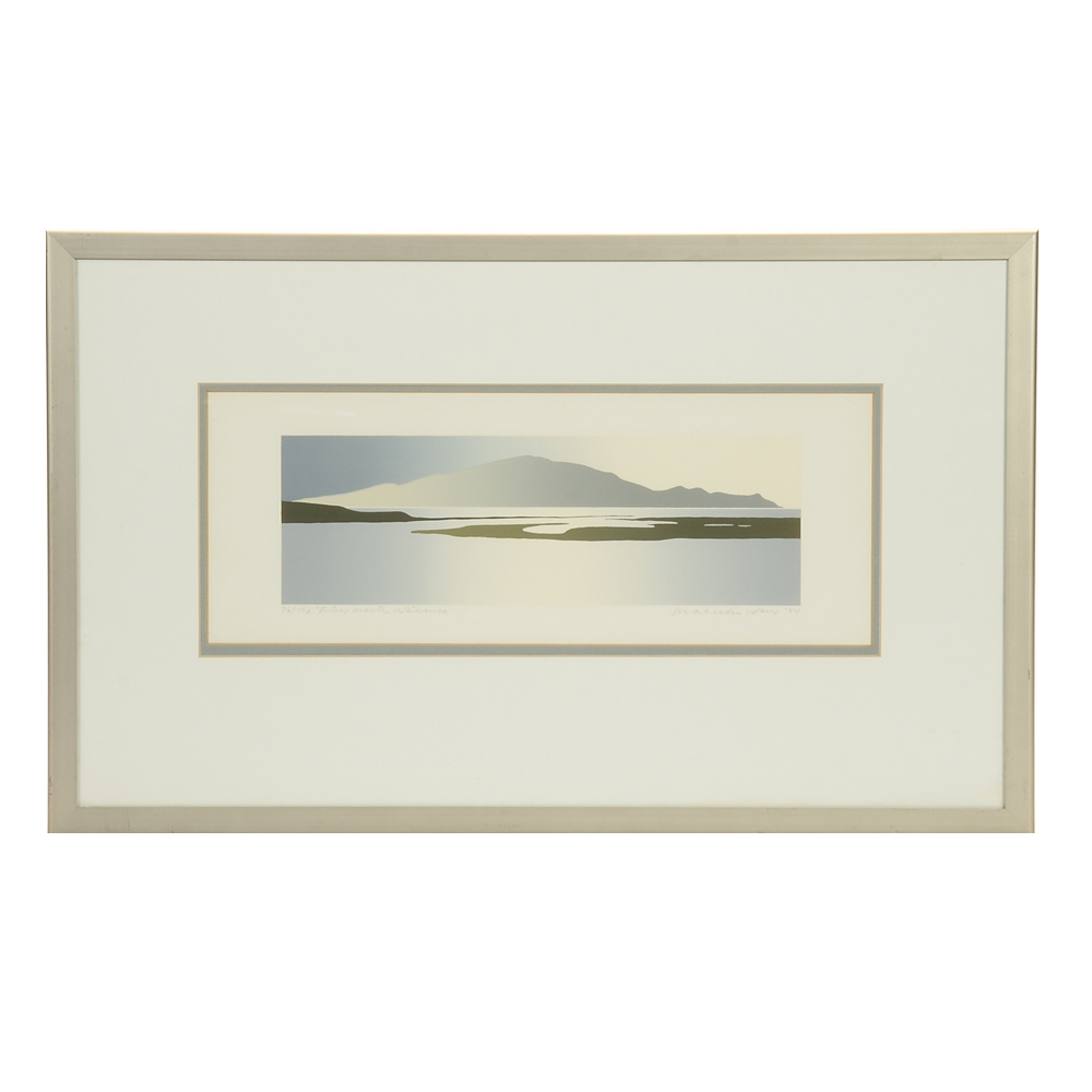 Malcolm Warr Signed Limited Edition Serigraph "River Mouth, Waikanae"