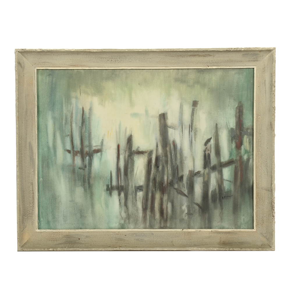 Jessie Phil Olmes Original Watercolor Painting "Shore Mist"