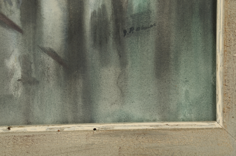 Jessie Phil Olmes Original Watercolor Painting "Shore Mist"