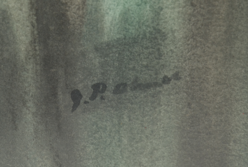 Jessie Phil Olmes Original Watercolor Painting "Shore Mist"