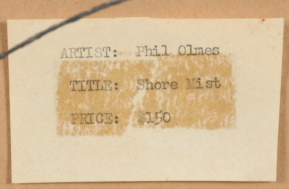 Jessie Phil Olmes Original Watercolor Painting "Shore Mist"