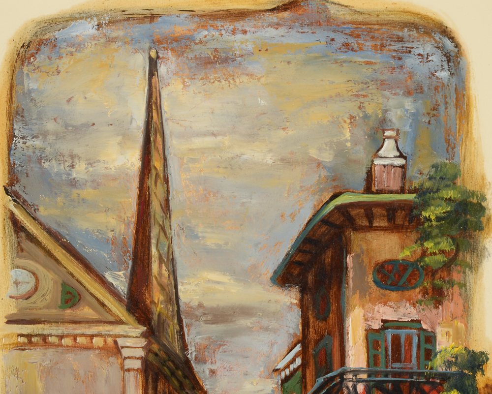 George Grünblatt Original Oil on Board