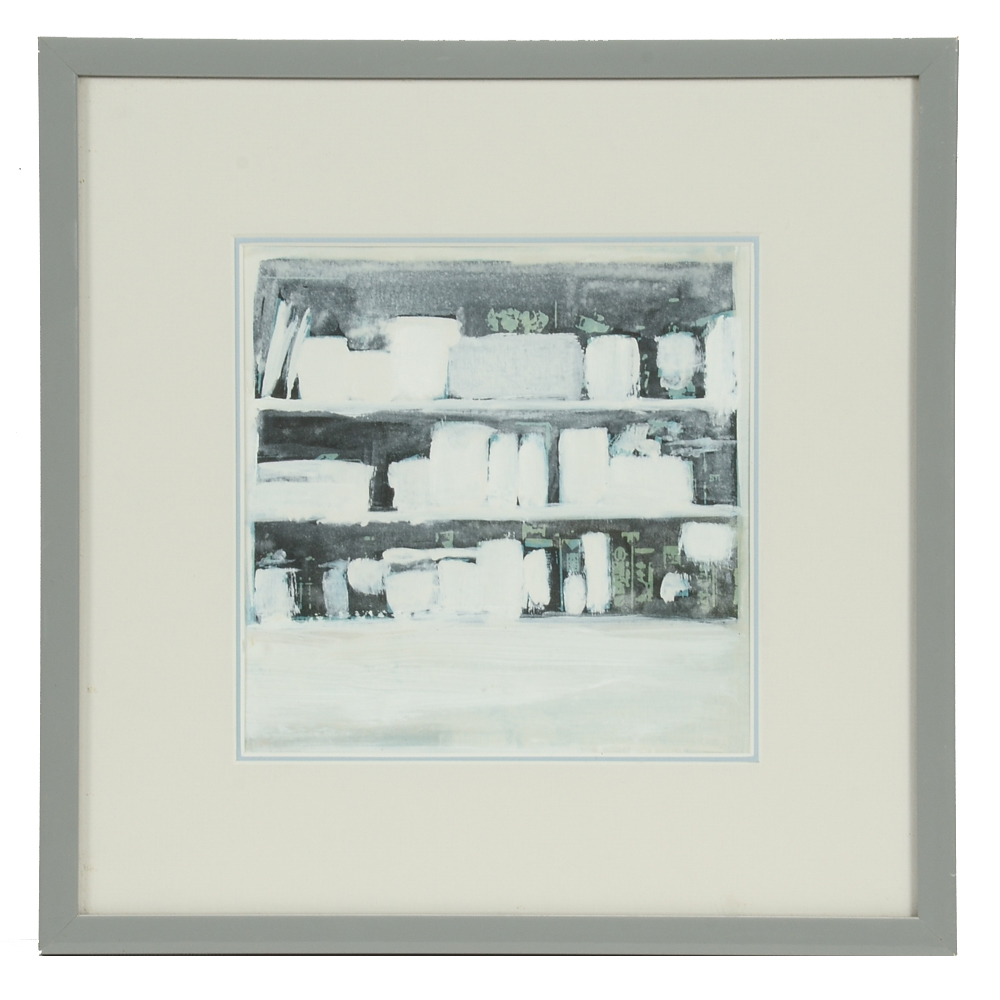 Original Abstract Mixed Media Print