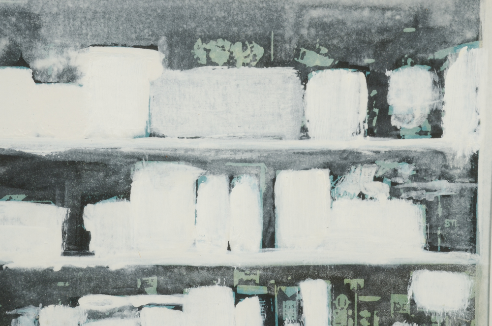 Original Abstract Mixed Media Print