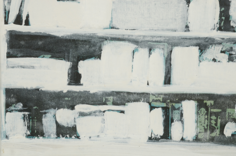 Original Abstract Mixed Media Print