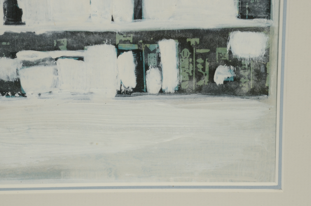 Original Abstract Mixed Media Print