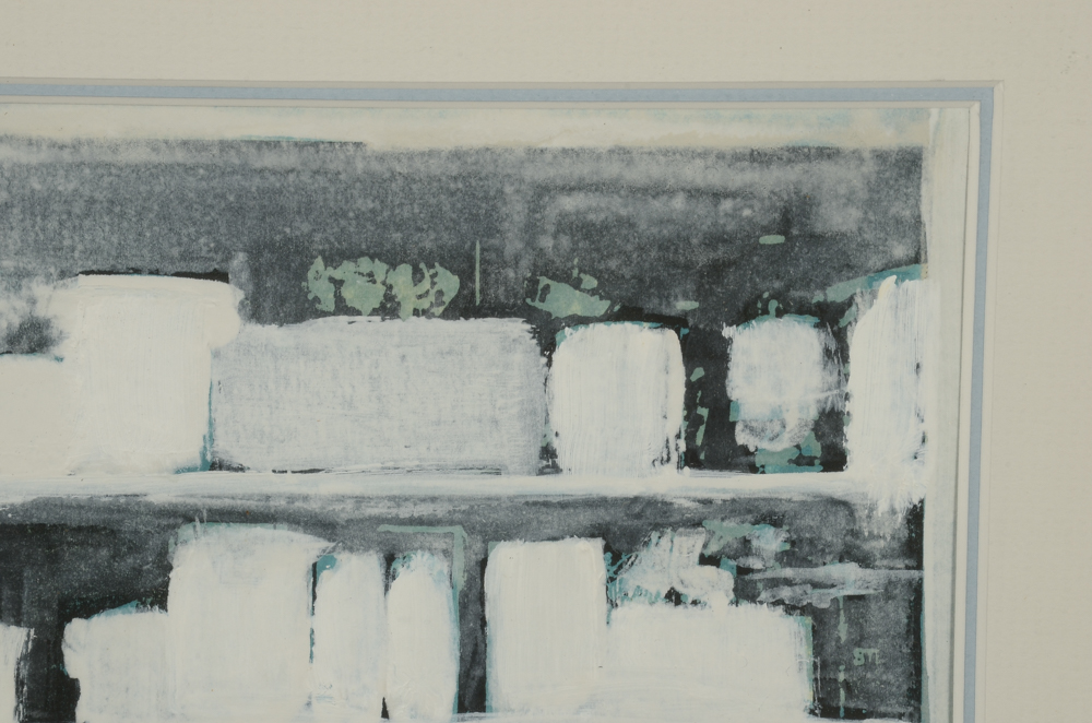 Original Abstract Mixed Media Print