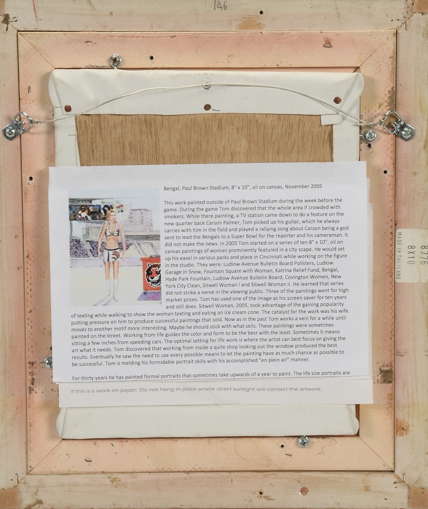 Tom Lohre Original Oil Painting on Panel "Bengal"