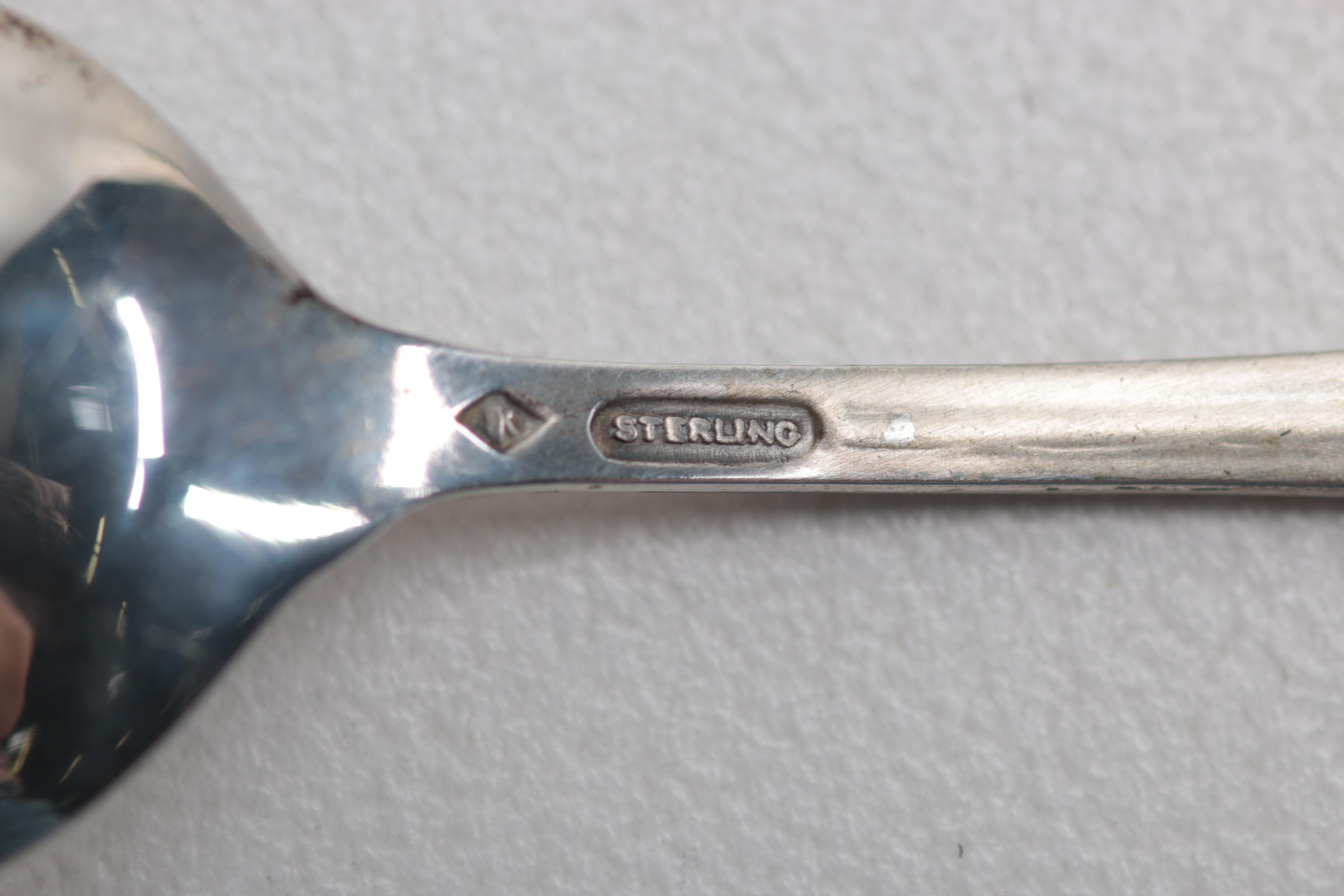 Sterling Silver Utensils Featuring Frank M. Whiting