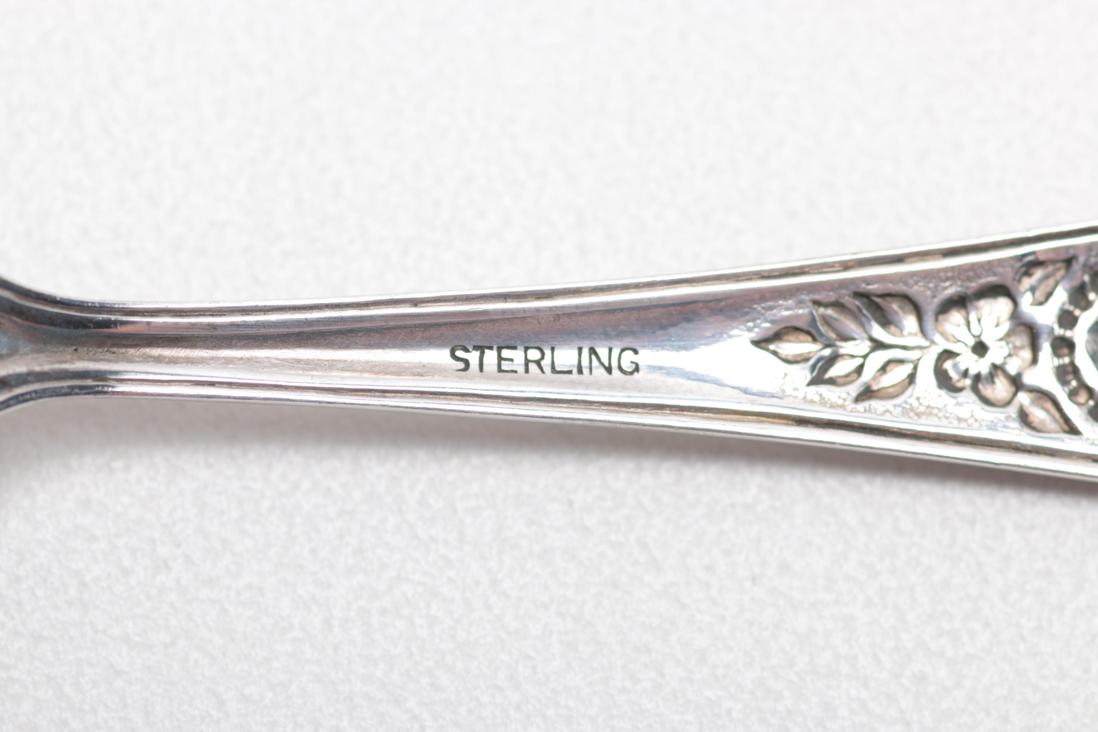 Sterling Silver Utensils Featuring Frank M. Whiting