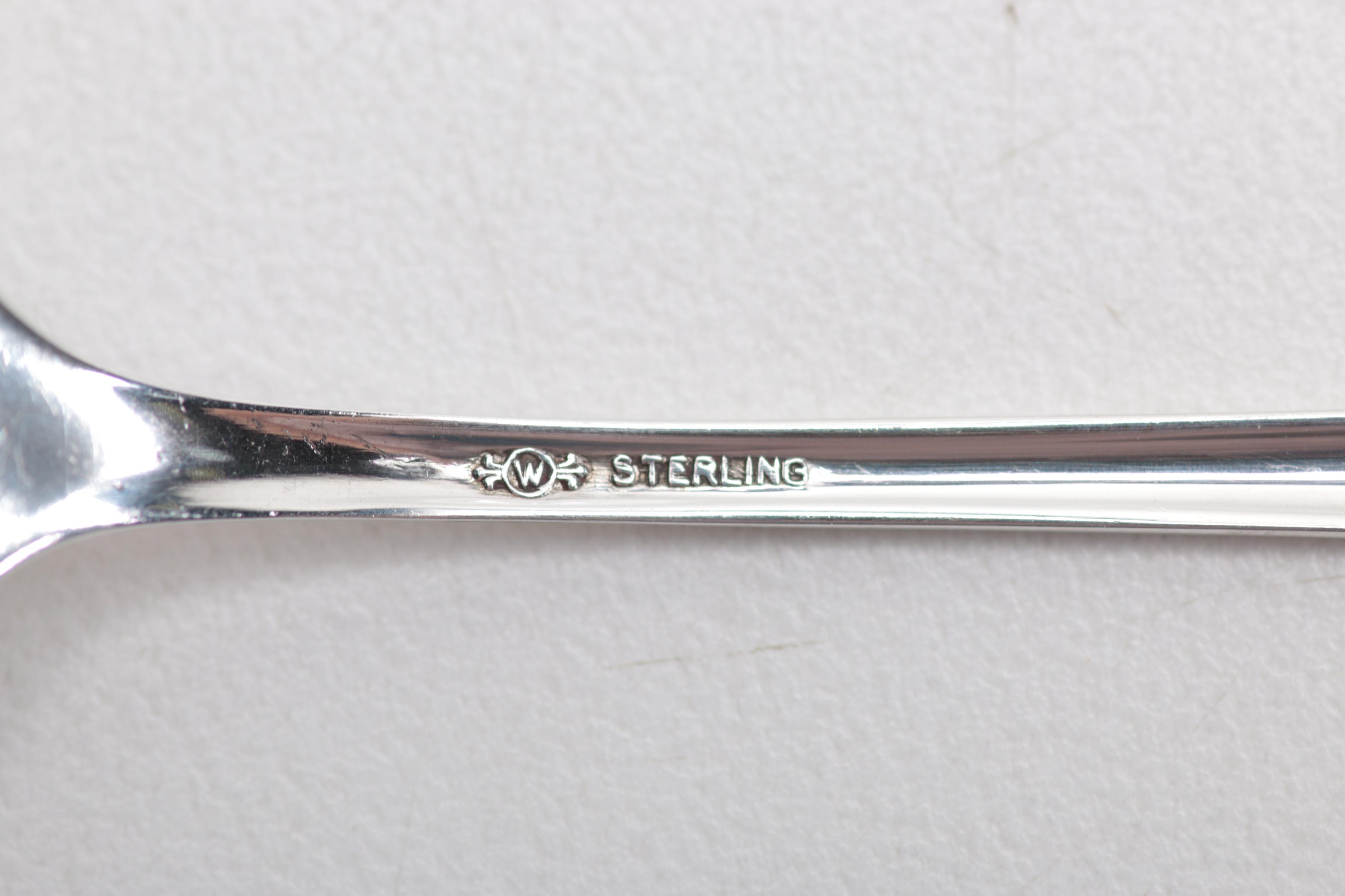 Sterling Silver Utensils Featuring Frank M. Whiting