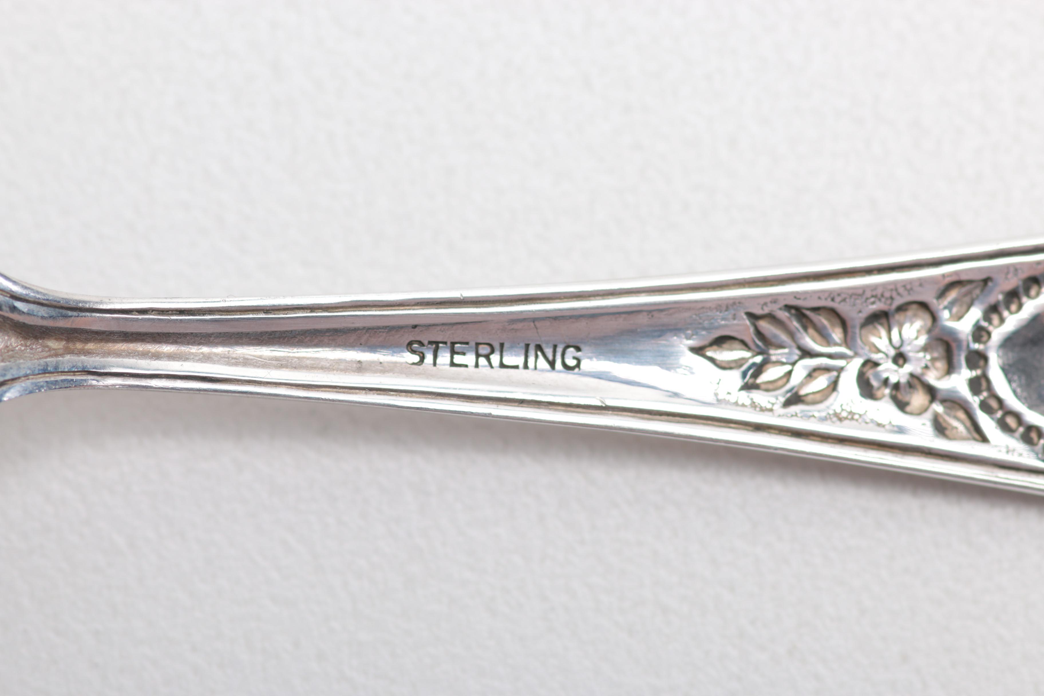 Sterling Silver Utensils Featuring Frank M. Whiting