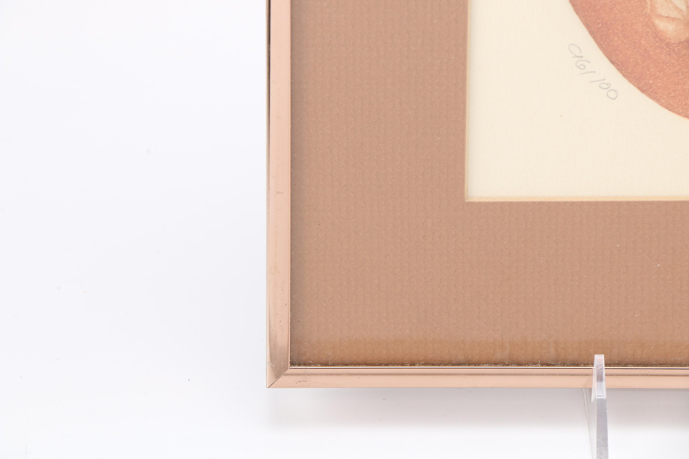 Jackie Holland Limited Edition Etchings "Scallop" and "Sand Dollar"