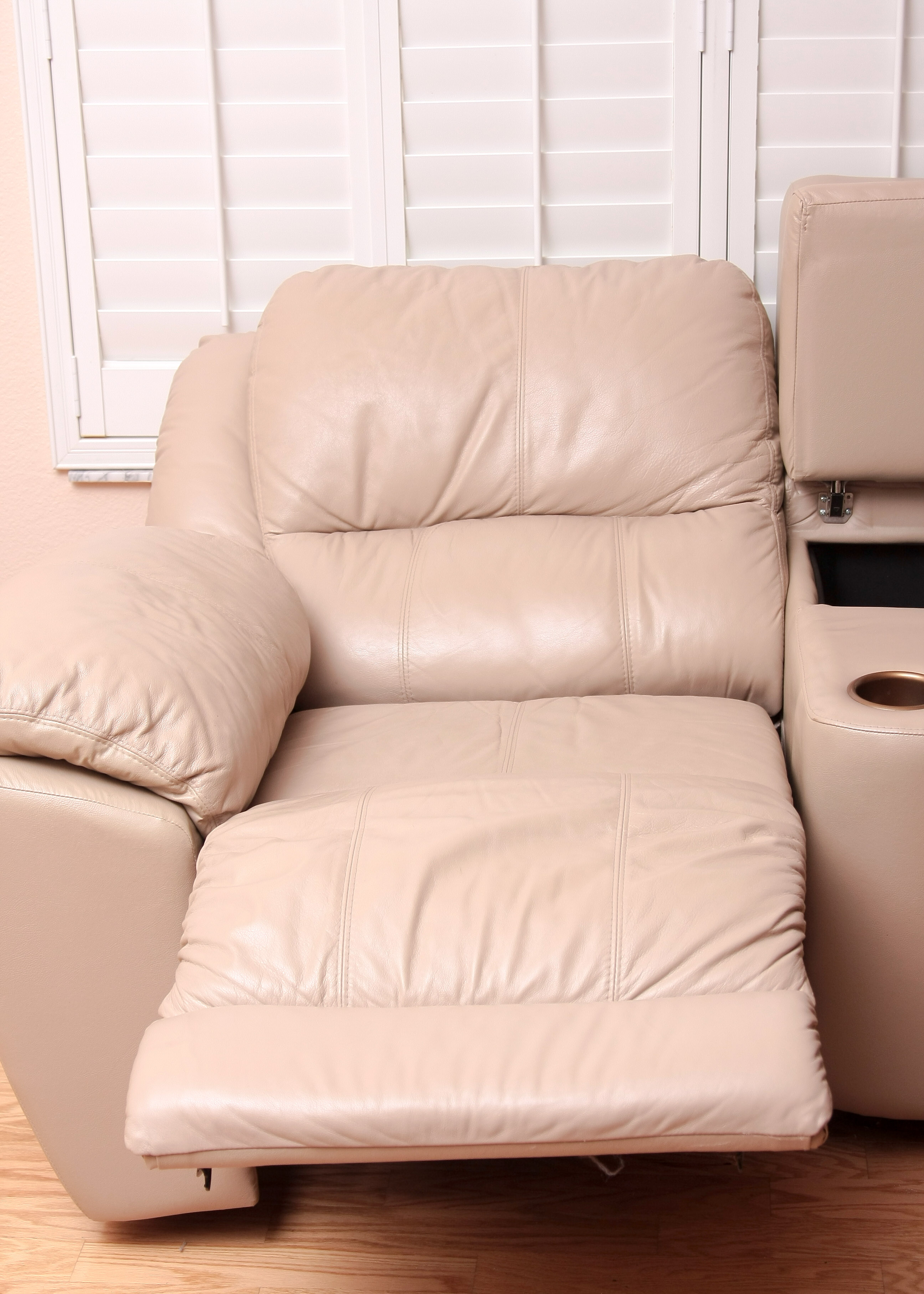 Leather Recliner Couch
