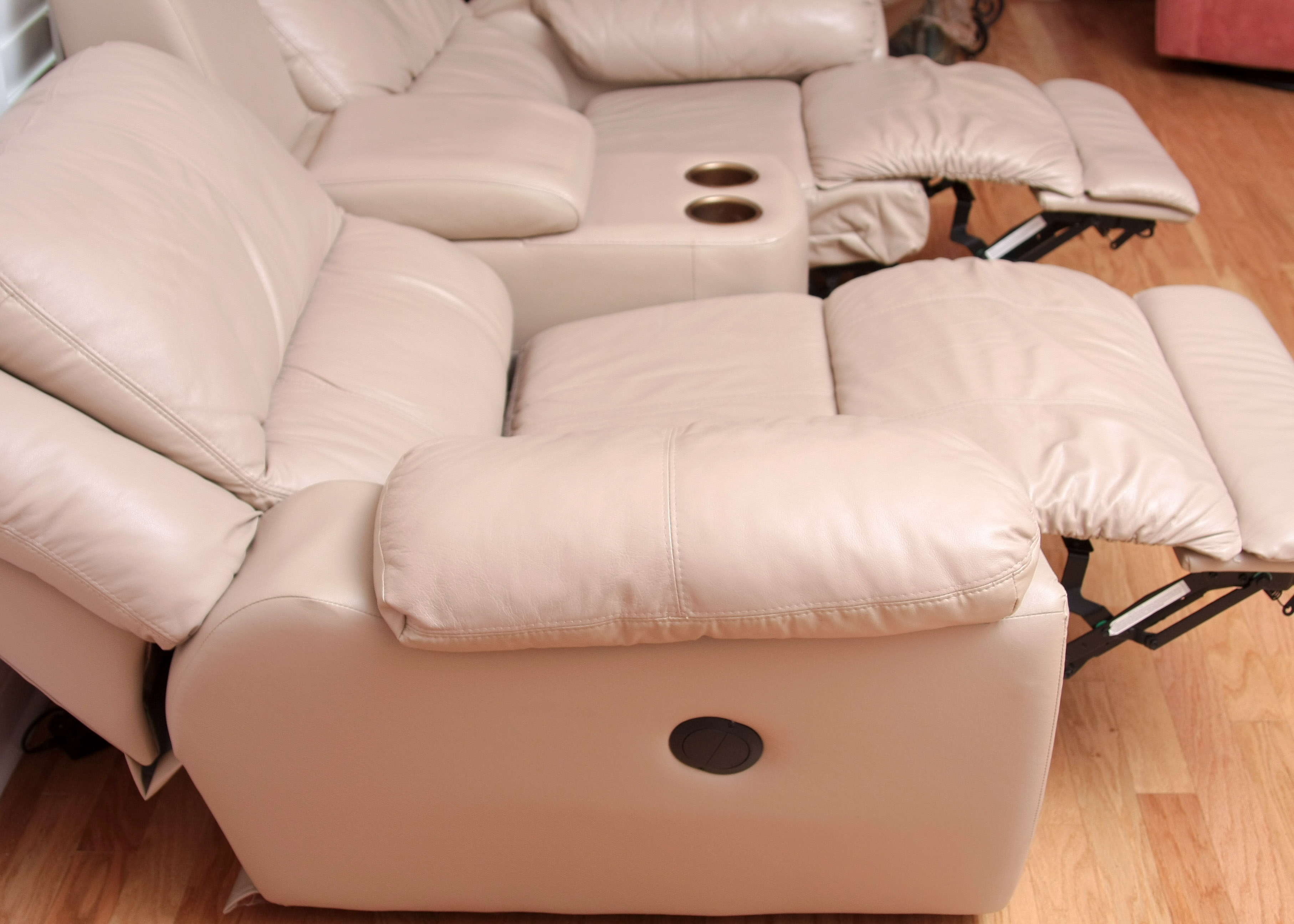 Leather Recliner Couch