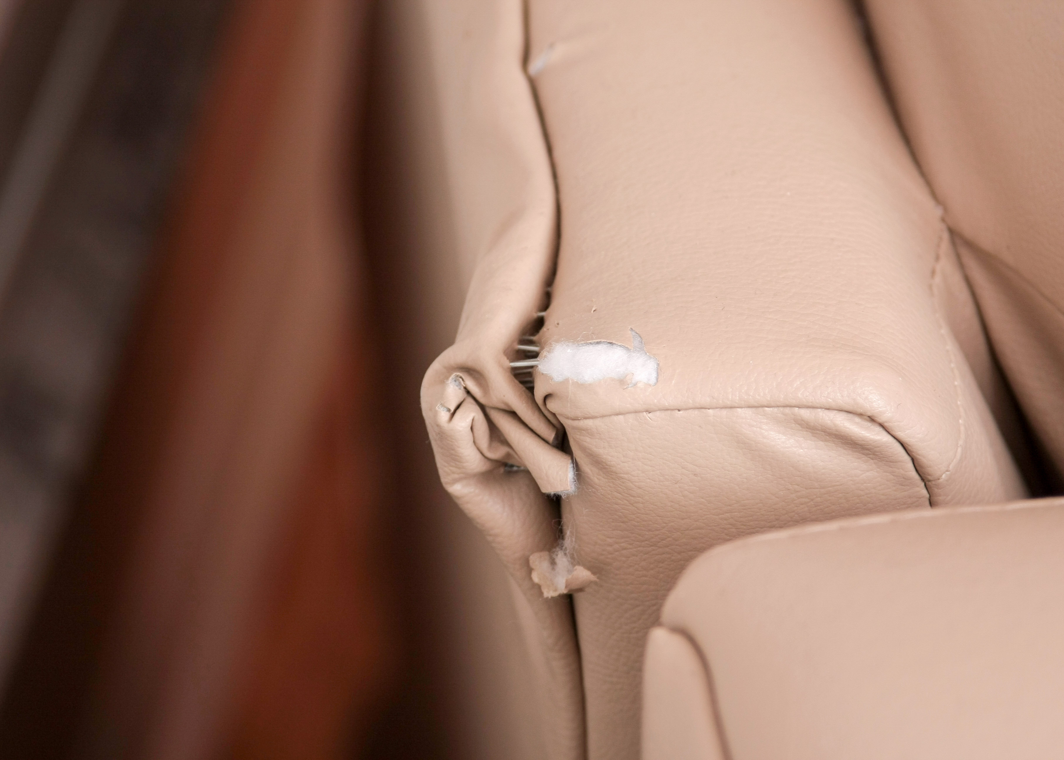 Leather Recliner Couch