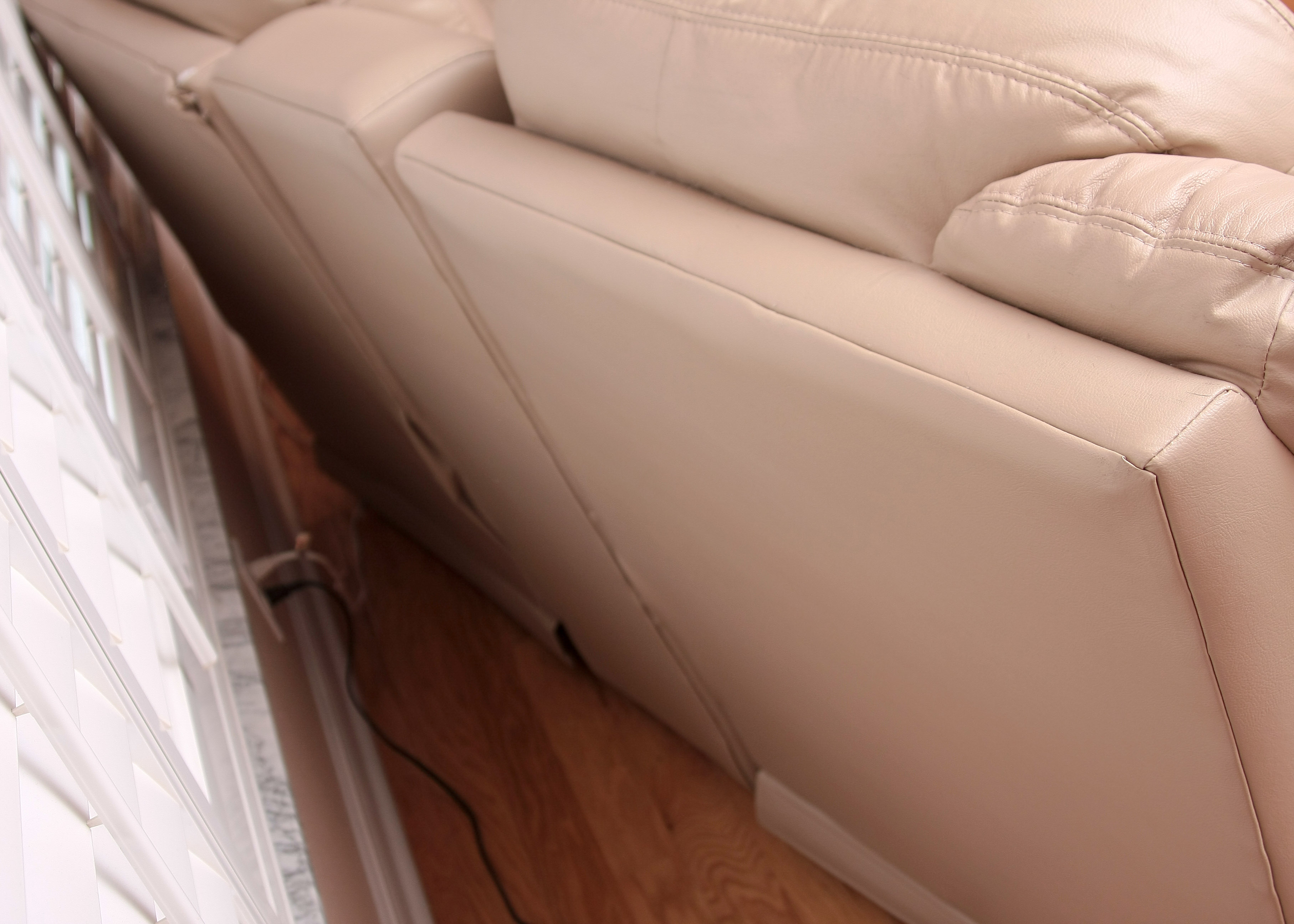 Leather Recliner Couch