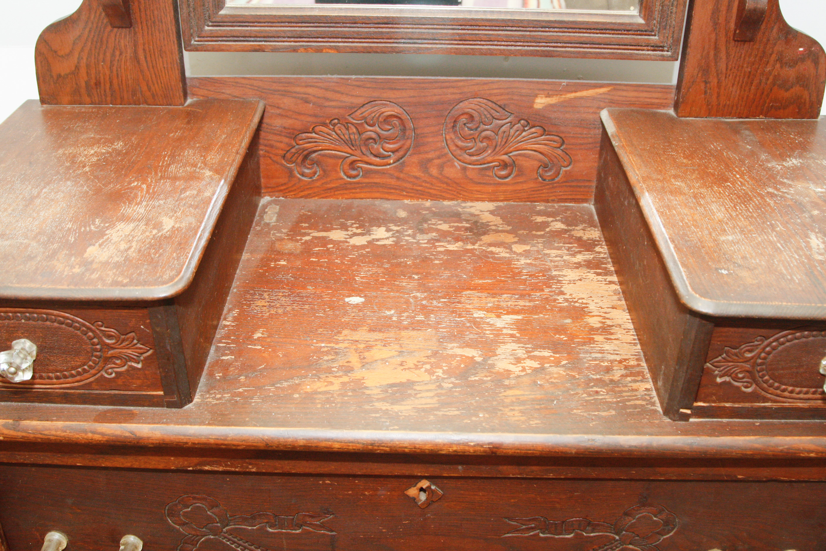 Antique Eastlake Victorian Vanity Dresser