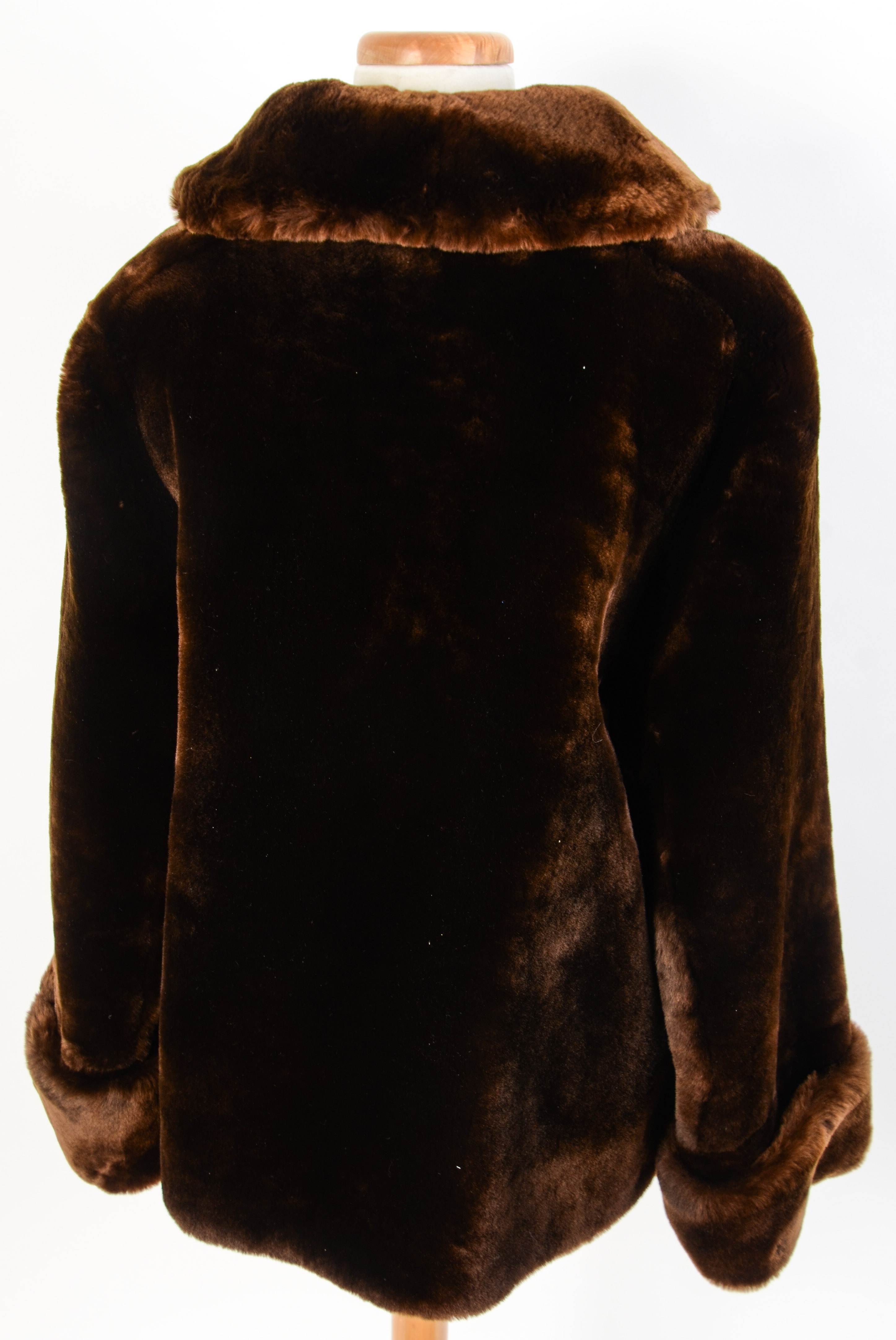 Women's Vintage Mouton Fur Coat