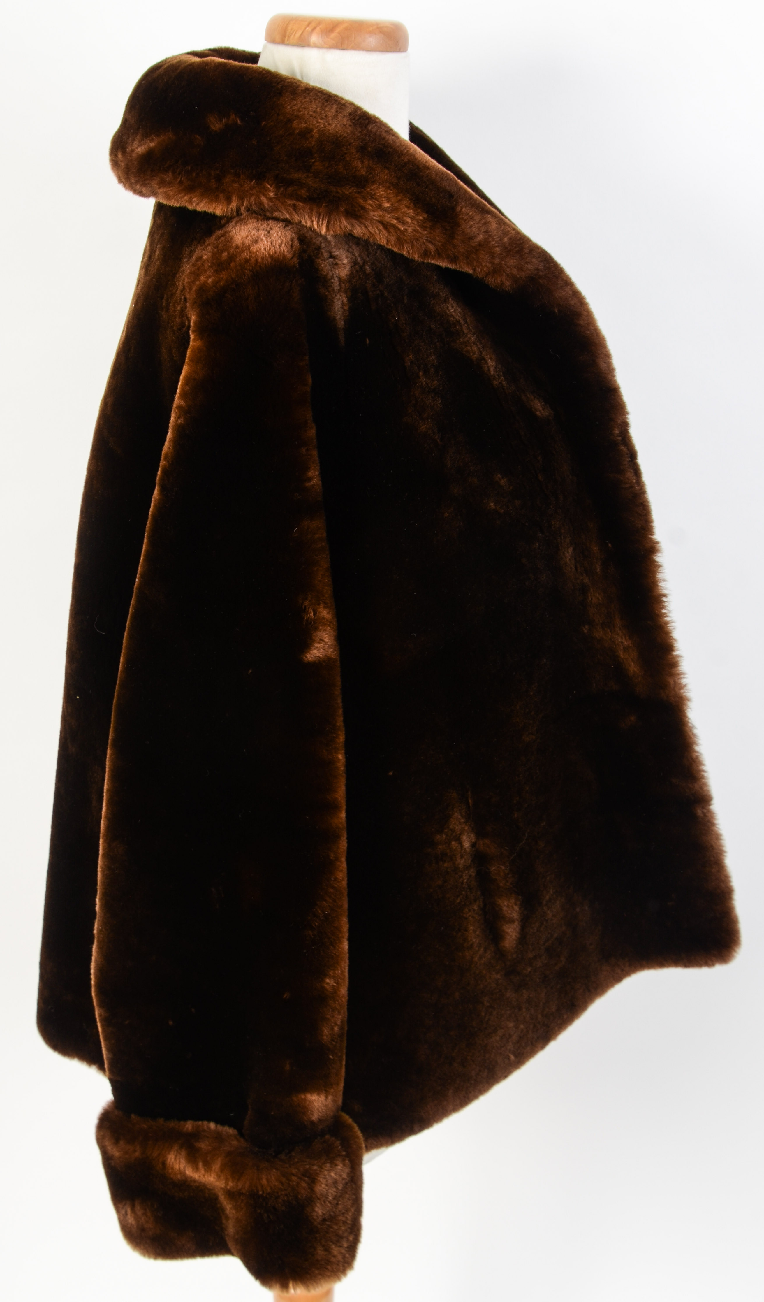 Women's Vintage Mouton Fur Coat