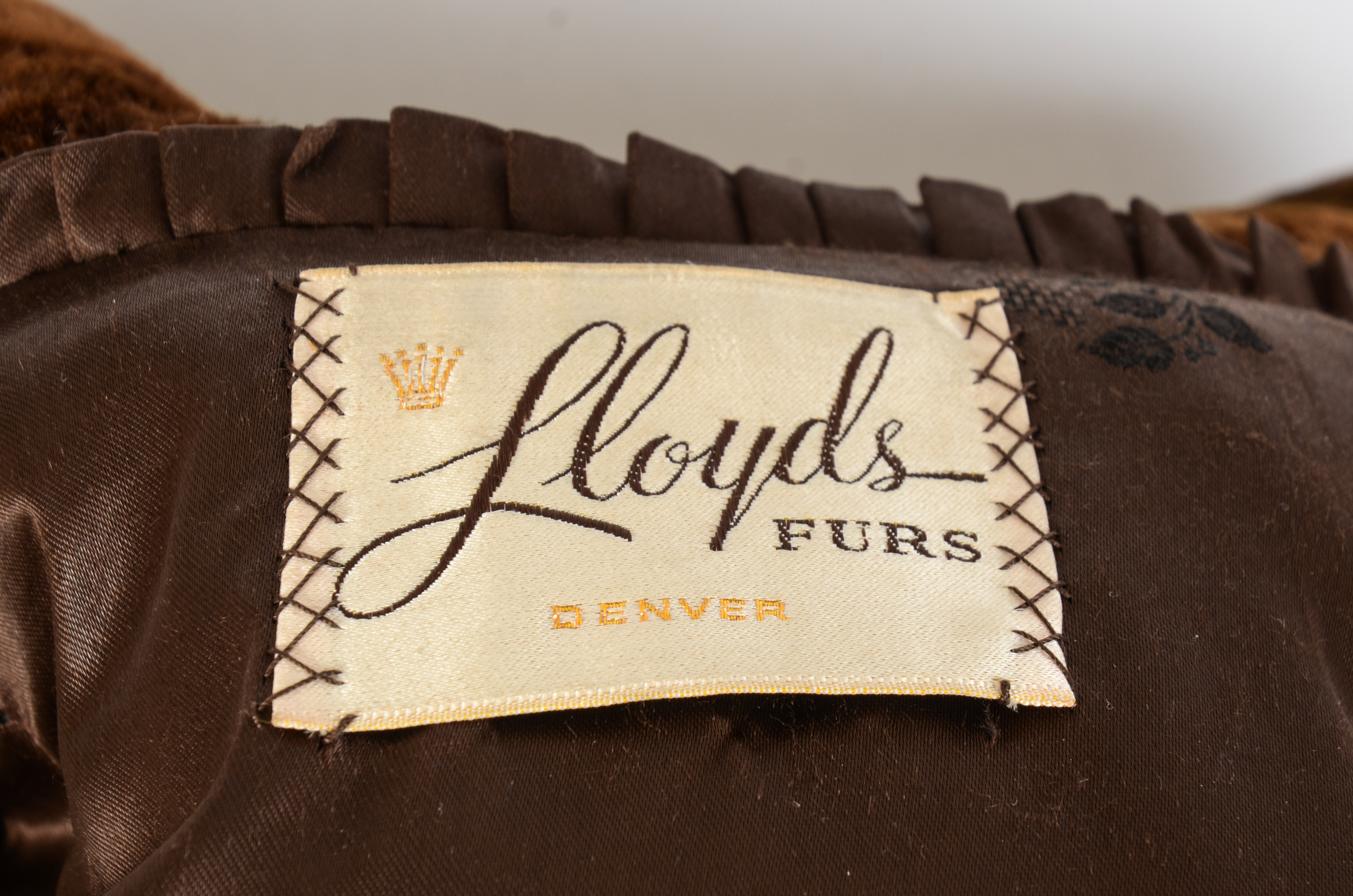 Women's Vintage Mouton Fur Coat