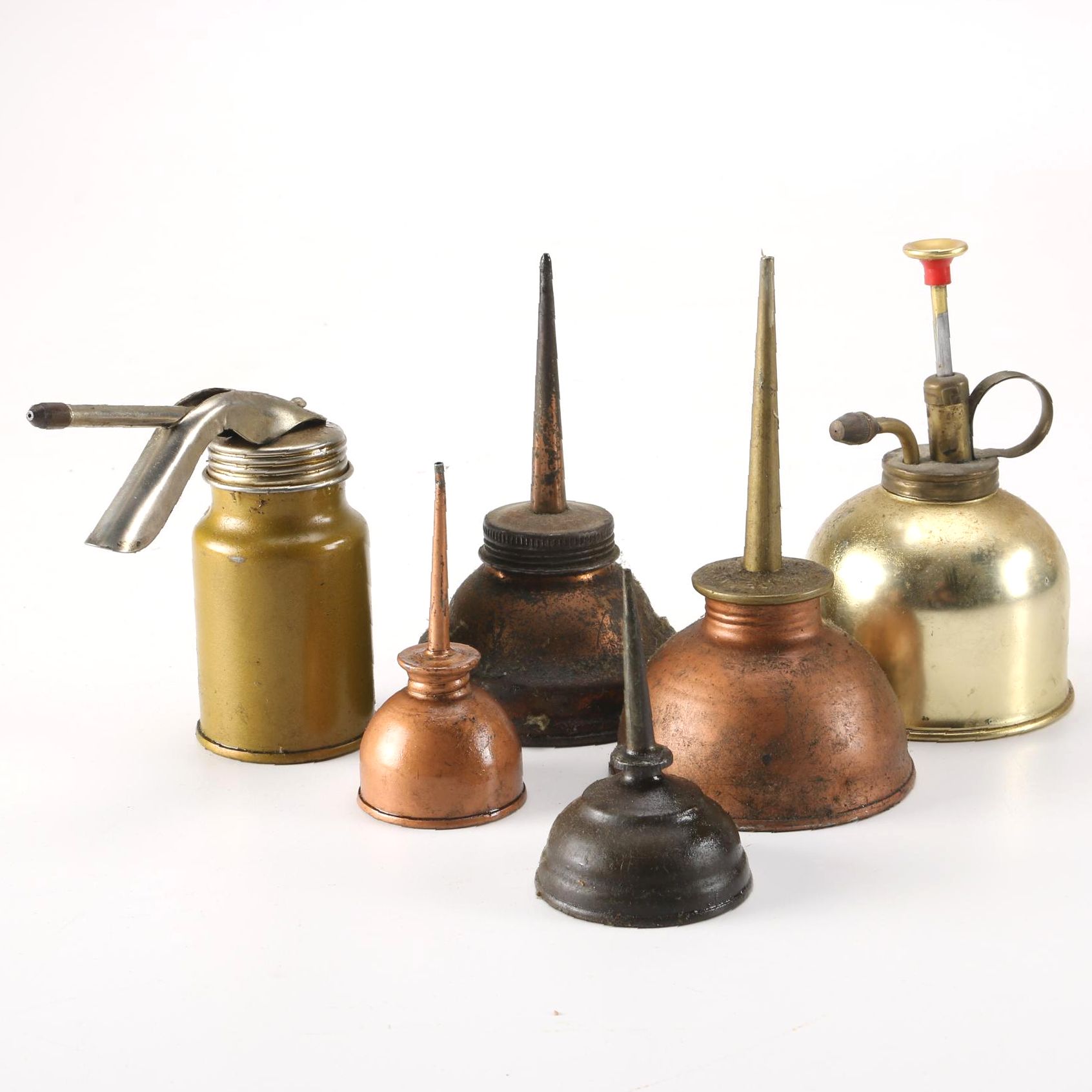 Vintage Oil Cans and Water Mister