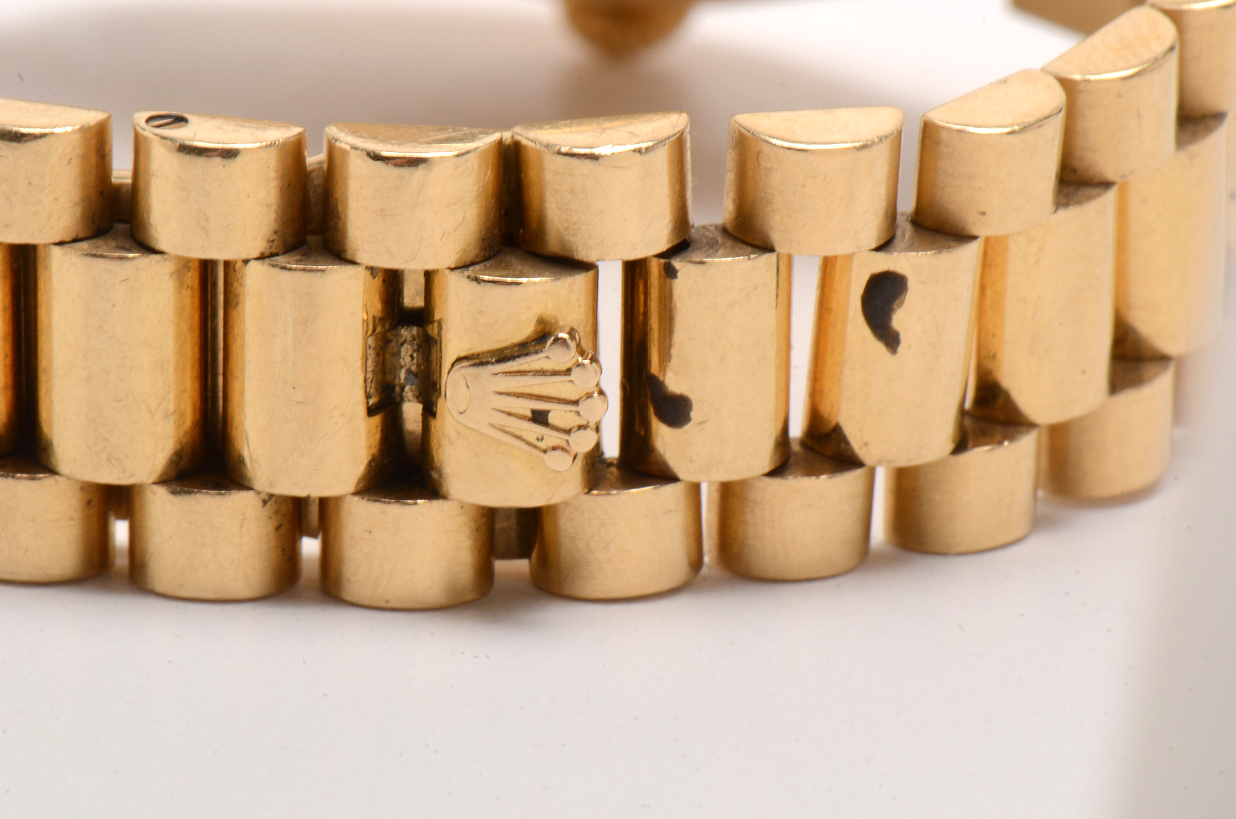 Rolex 18K Yellow Gold Diamond Day-Date President Watch