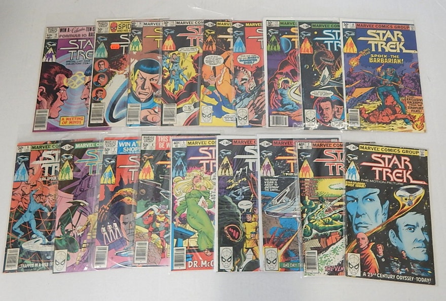 Marvel Complete 1980s "Star Trek" Comic Books