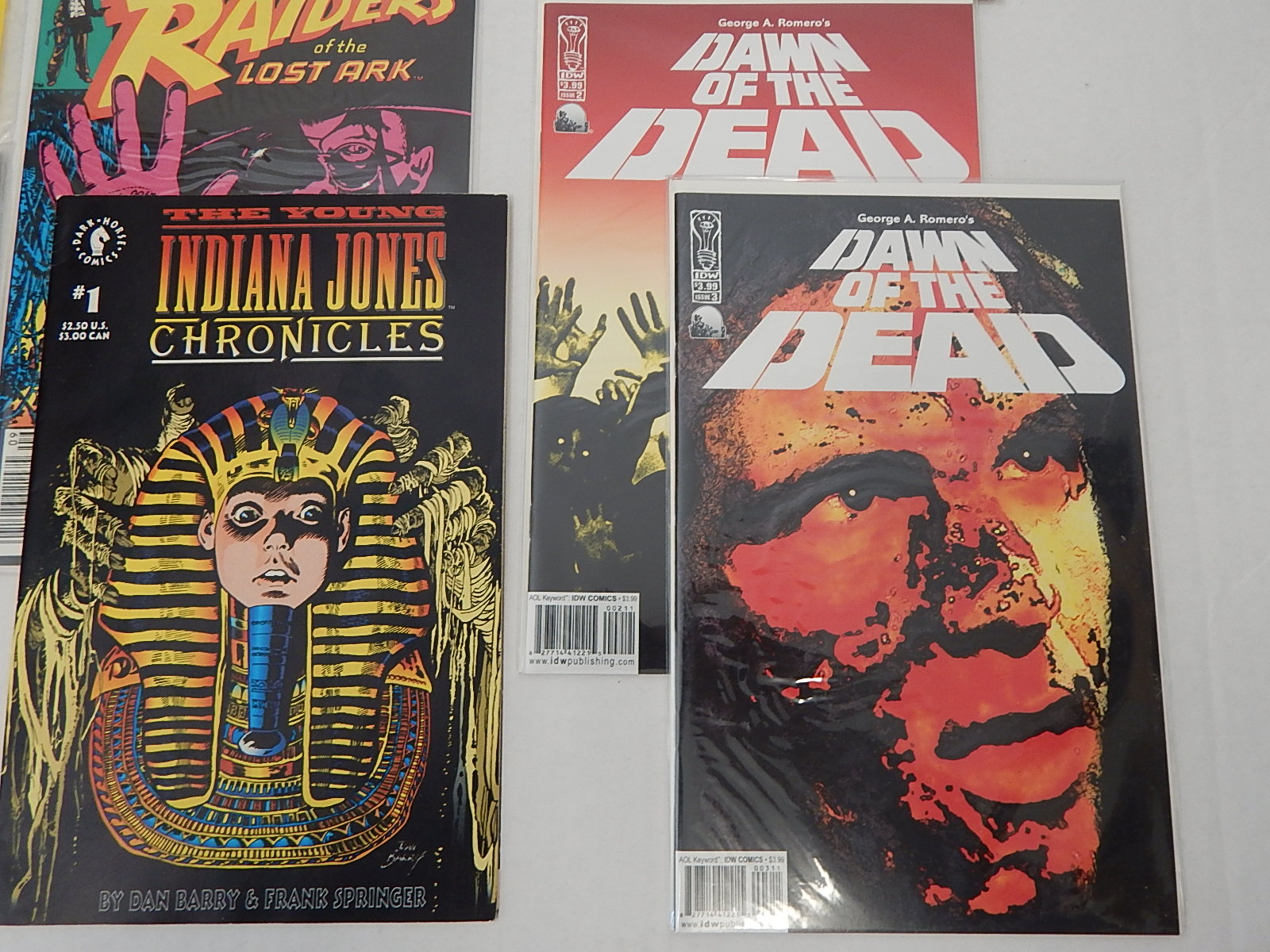 Comic Books Collection with "Indiana Jones", "Star Trek", and More