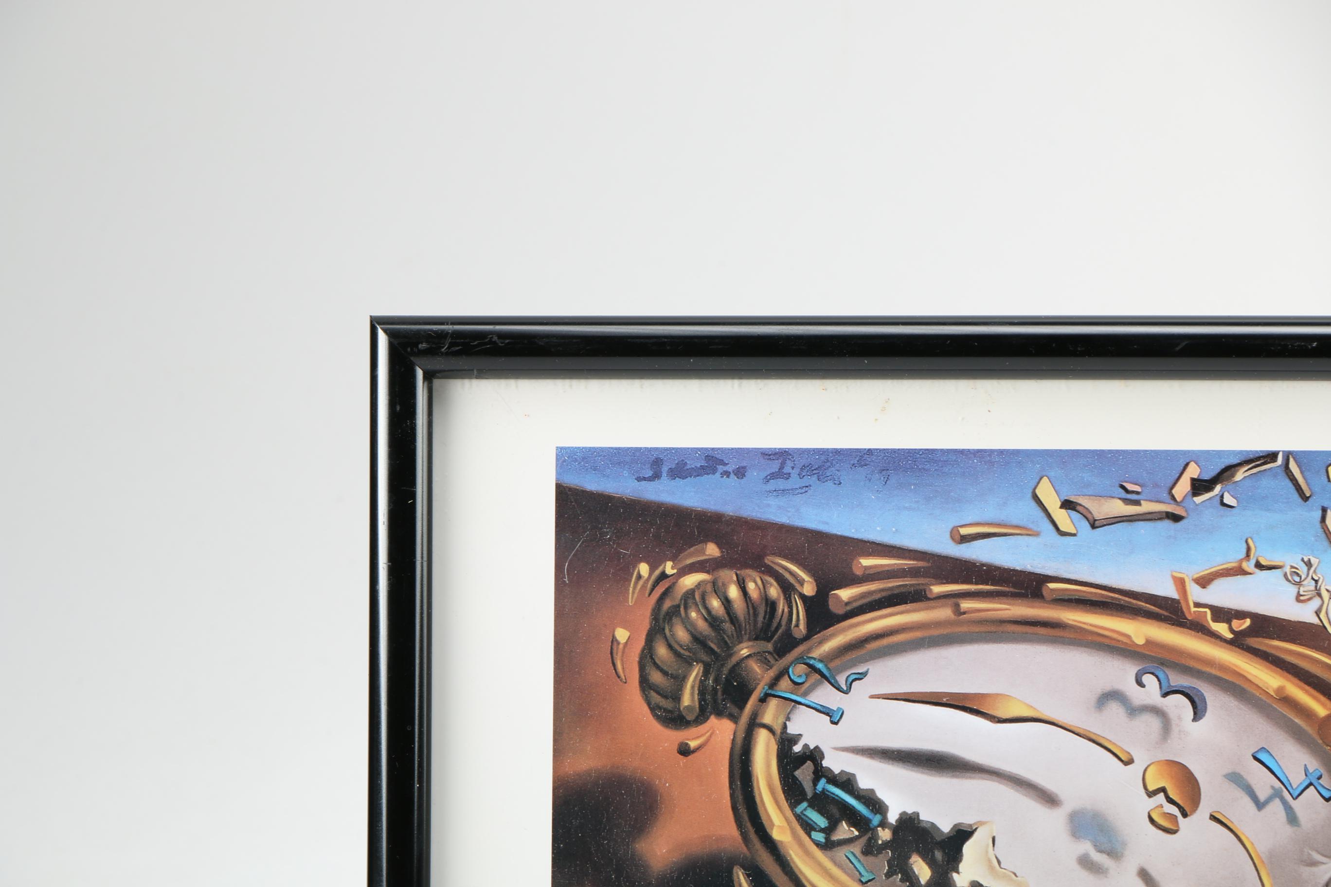 Four Offset Lithographs After Works by Van Gogh, Kandinsky, Escher and Dali