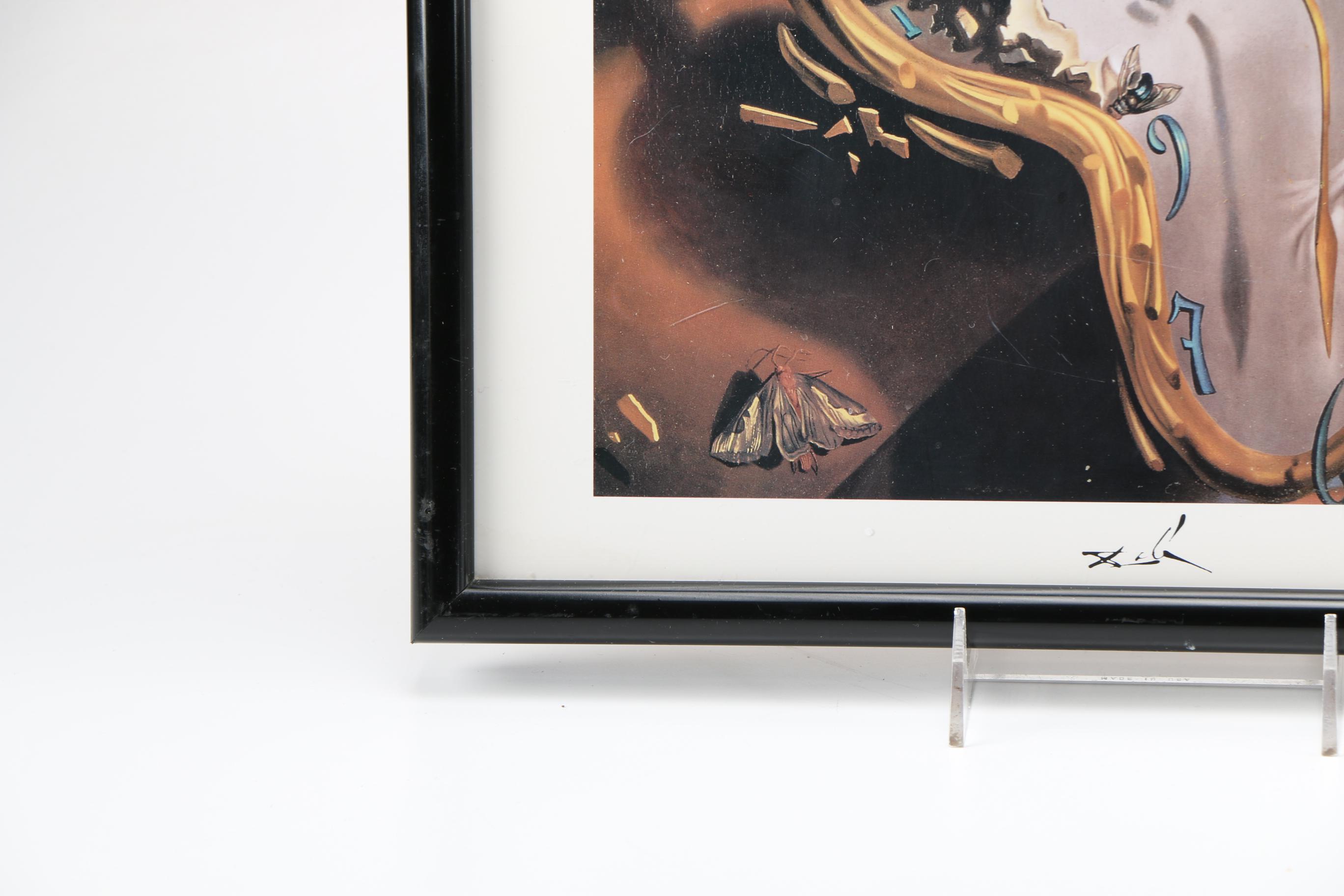 Four Offset Lithographs After Works by Van Gogh, Kandinsky, Escher and Dali