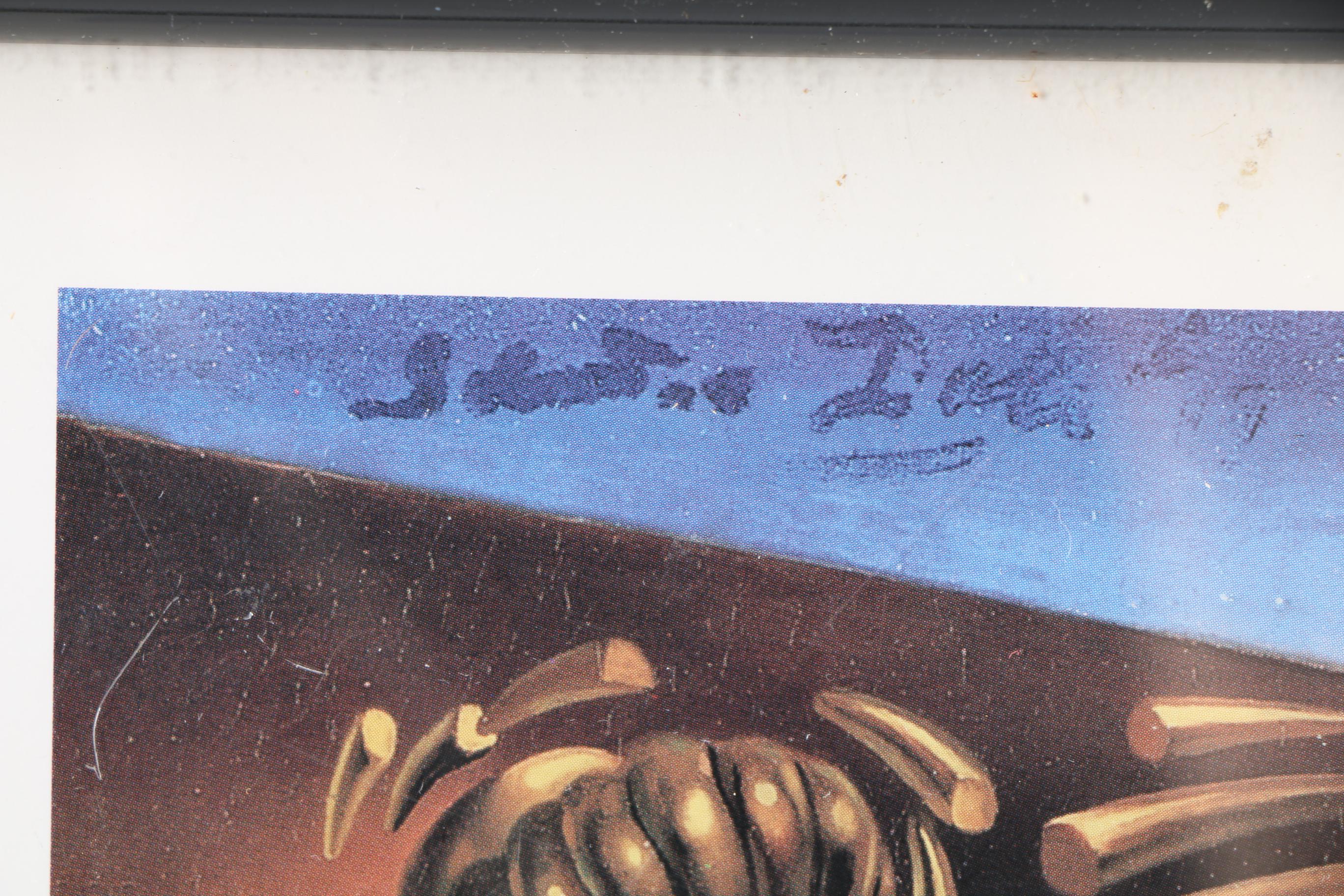 Four Offset Lithographs After Works by Van Gogh, Kandinsky, Escher and Dali