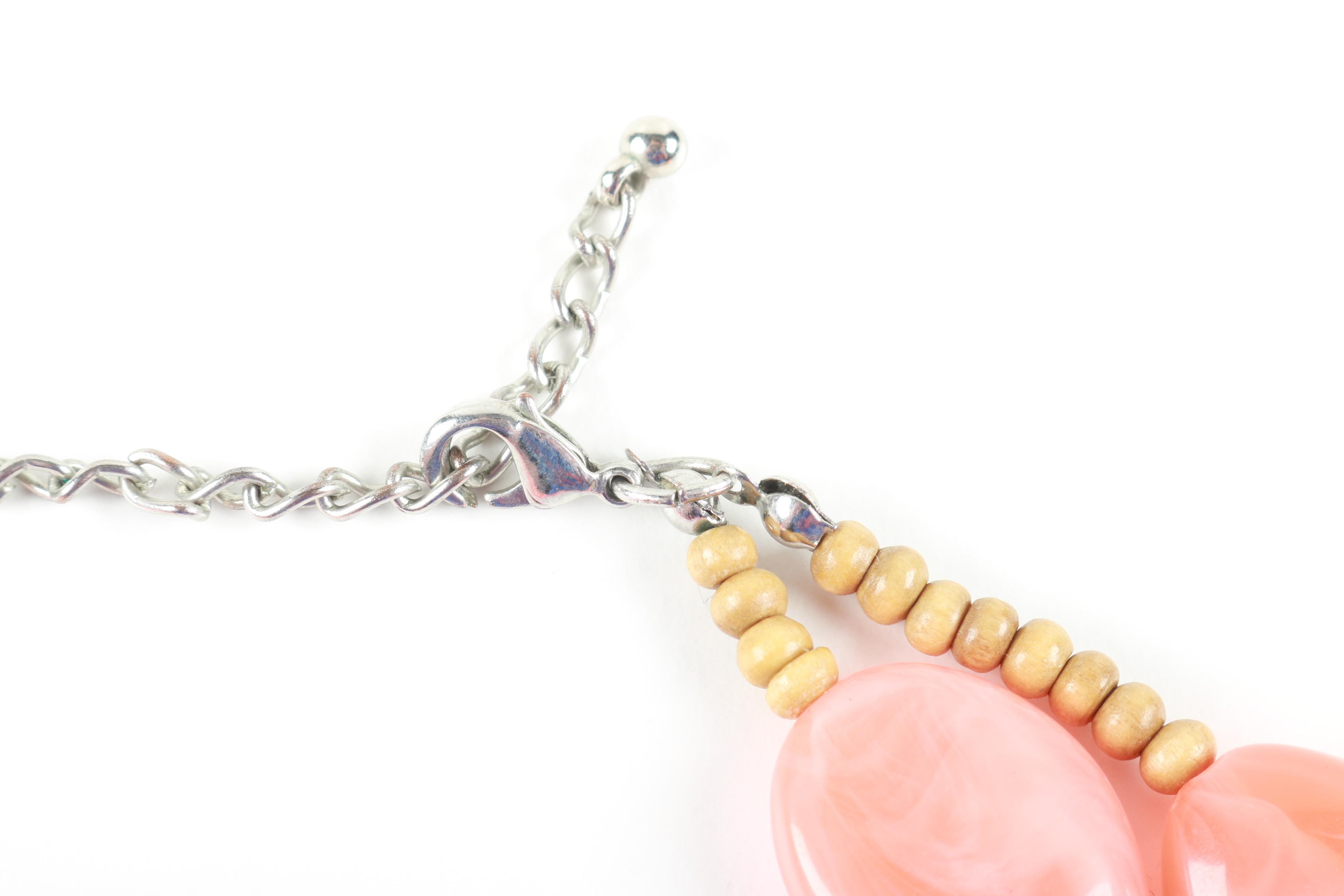 Beaded Necklaces and Multi-Chain Bracelet