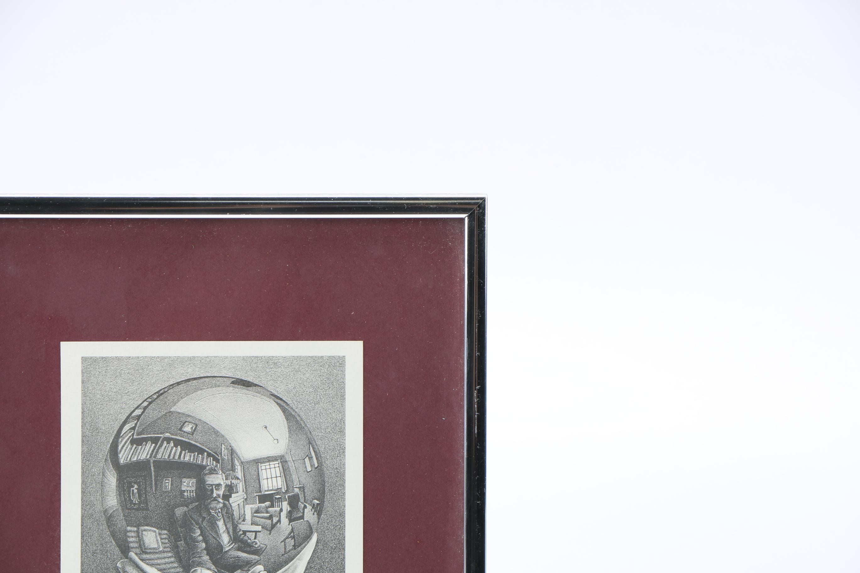 Four Offset Lithographs After Works by Van Gogh, Kandinsky, Escher and Dali