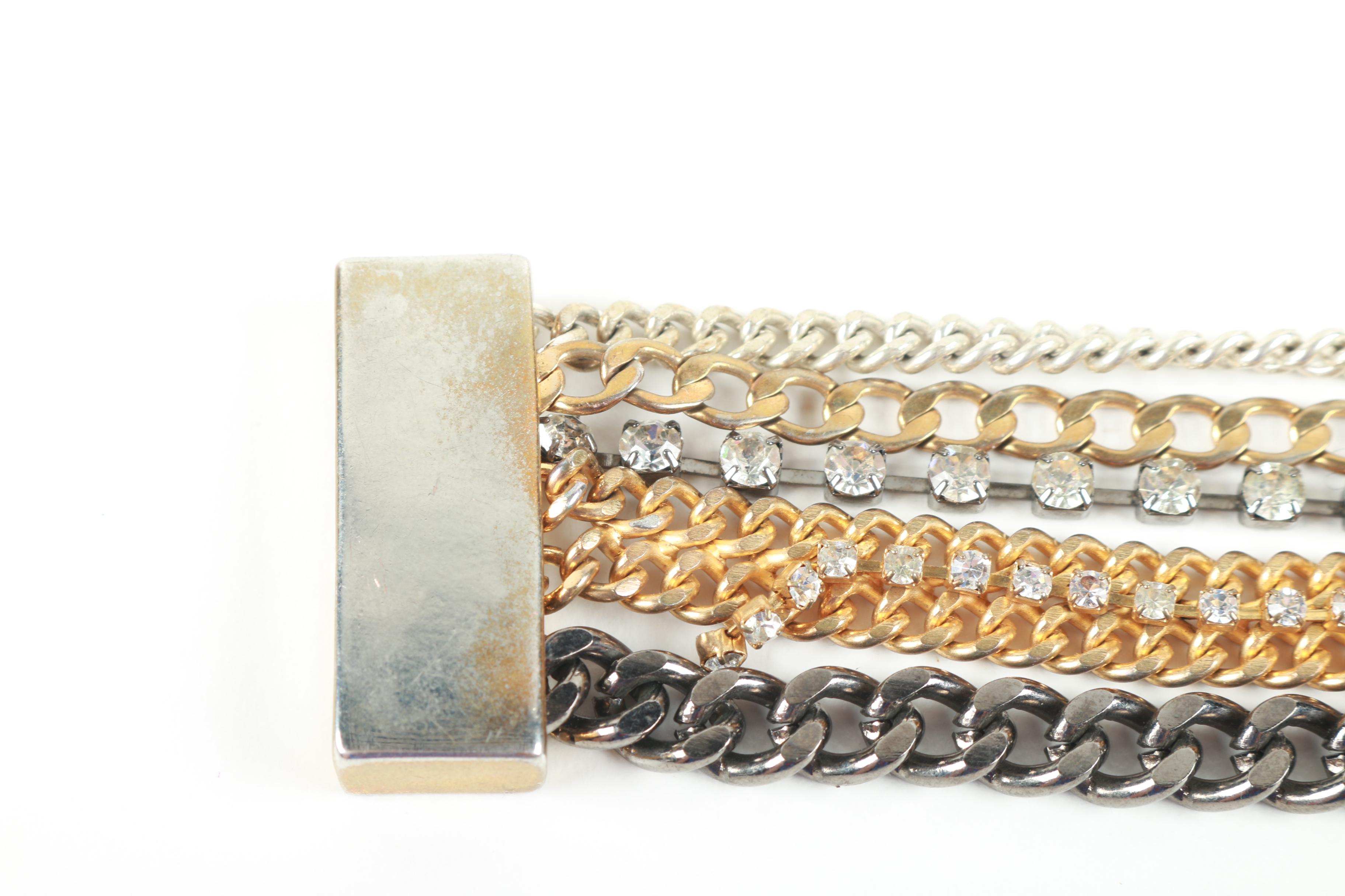 Beaded Necklaces and Multi-Chain Bracelet