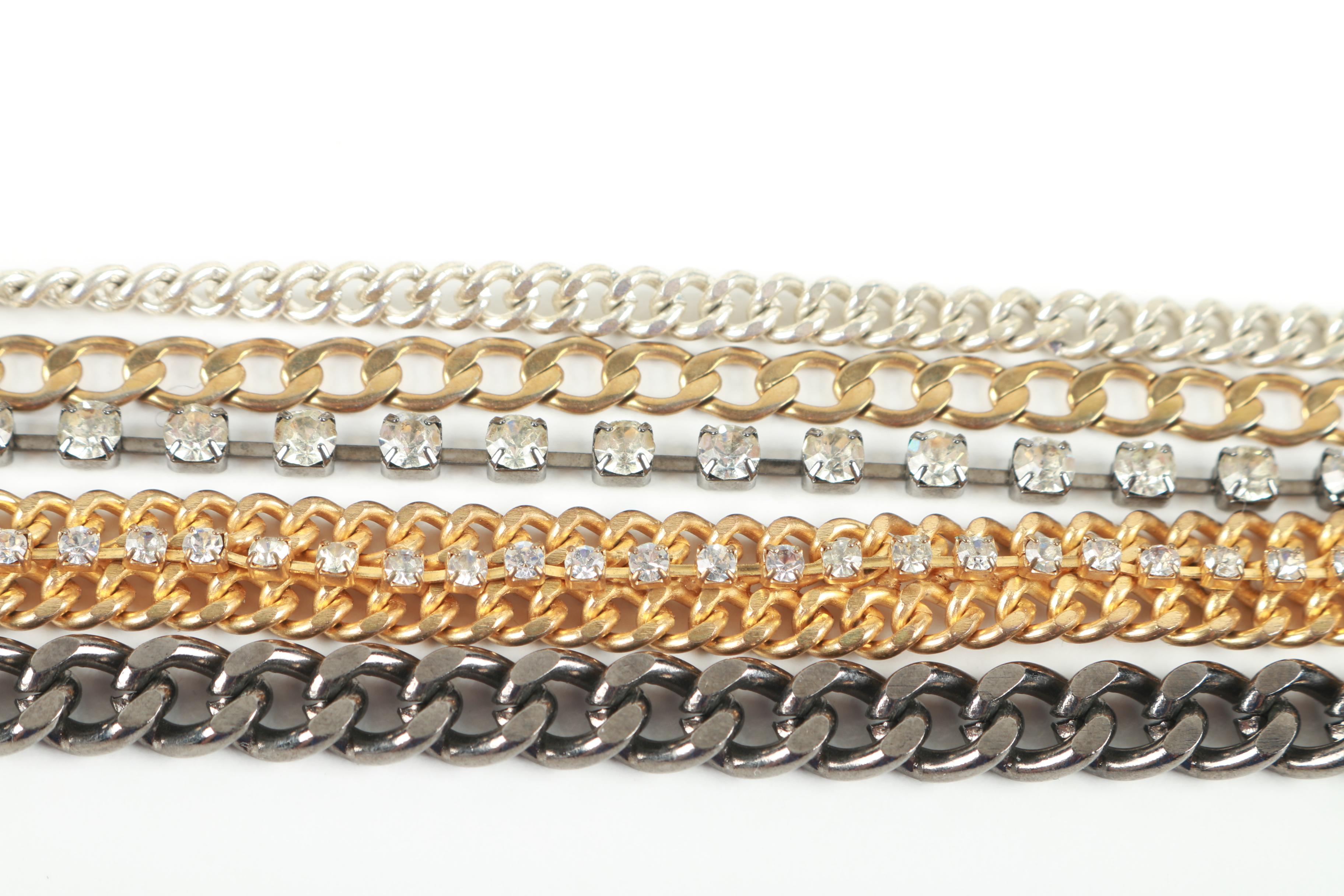 Beaded Necklaces and Multi-Chain Bracelet