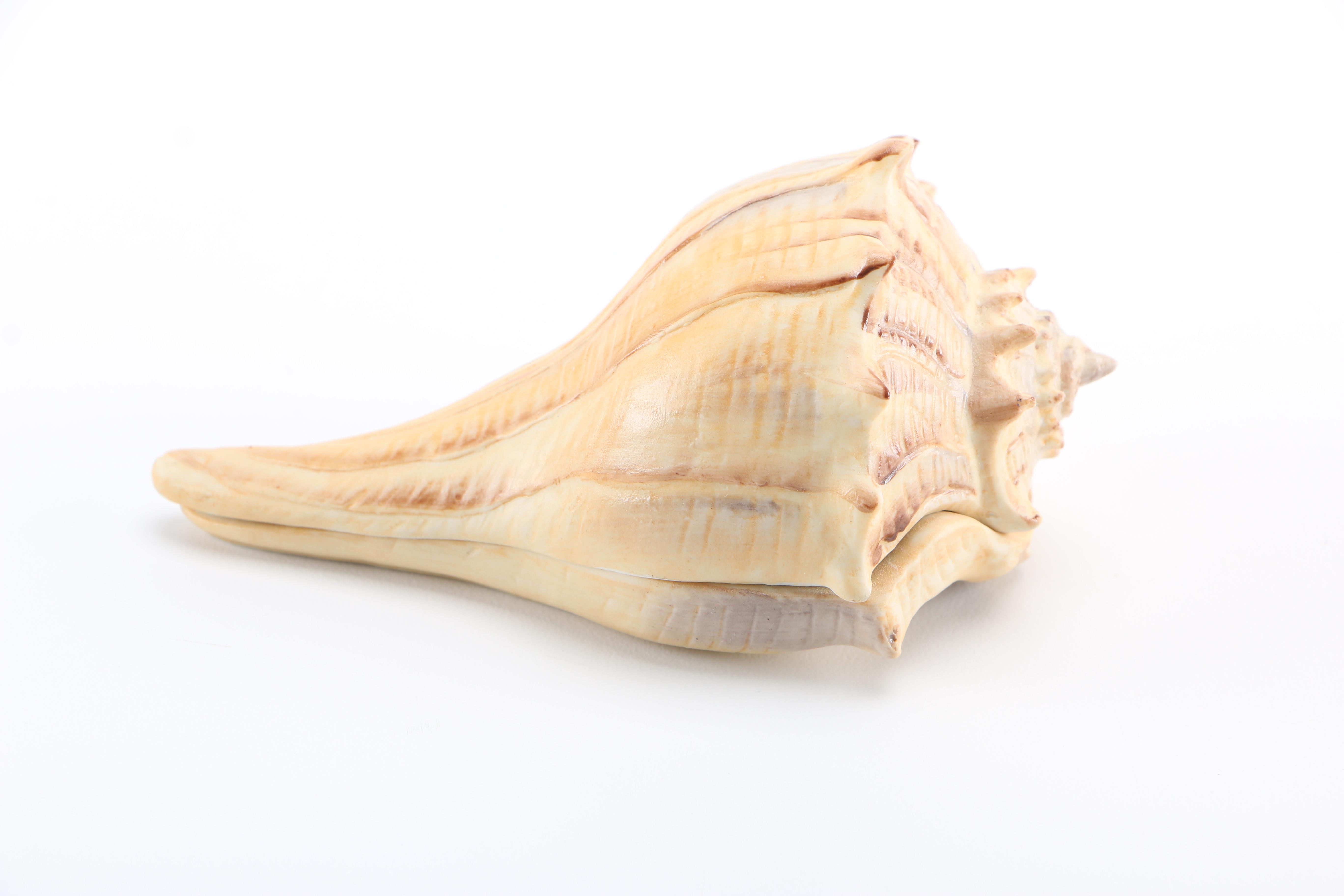 Lenox Handpainted Porcelain Shell Trinket Boxes