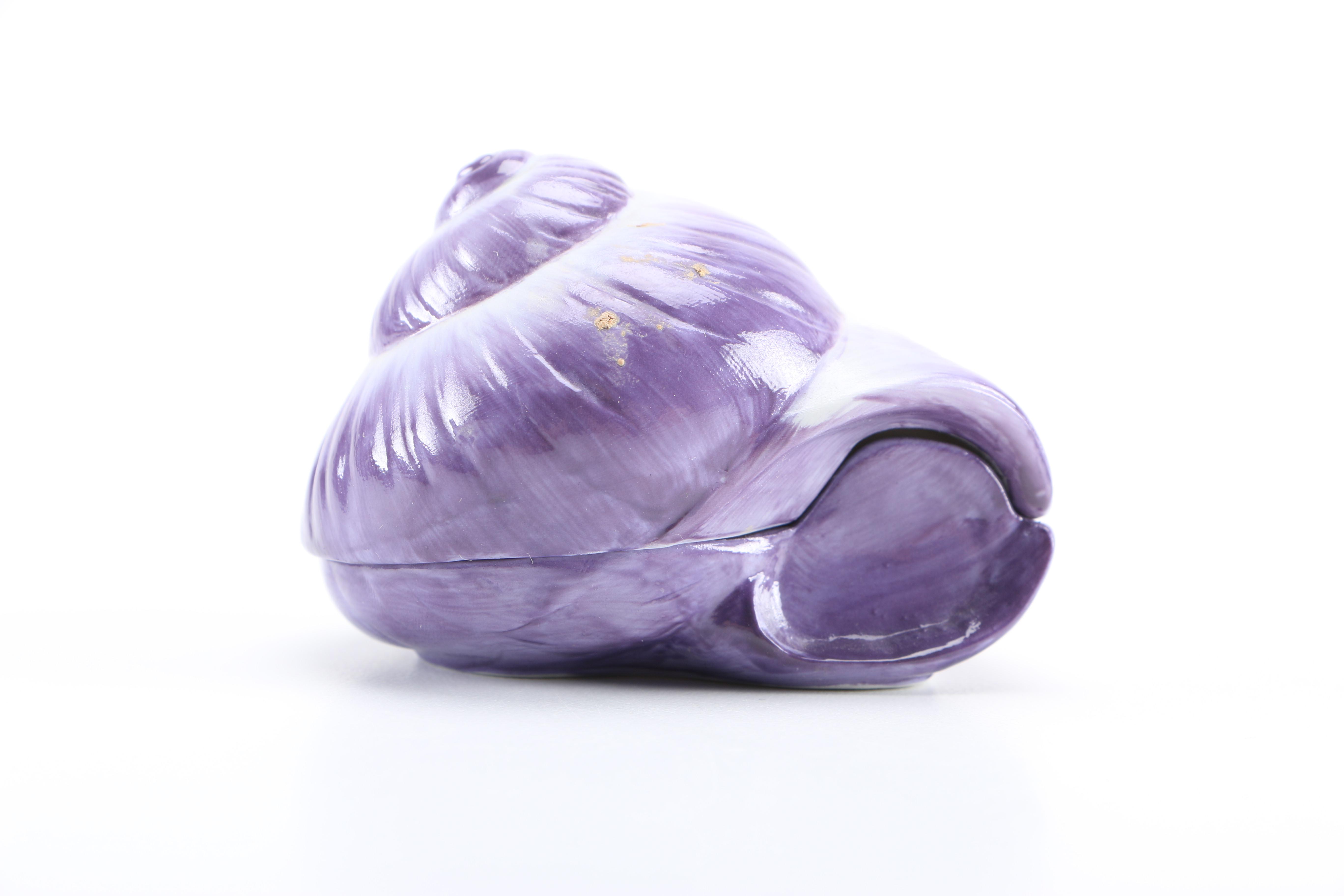 Lenox Handpainted Porcelain Shell Trinket Boxes