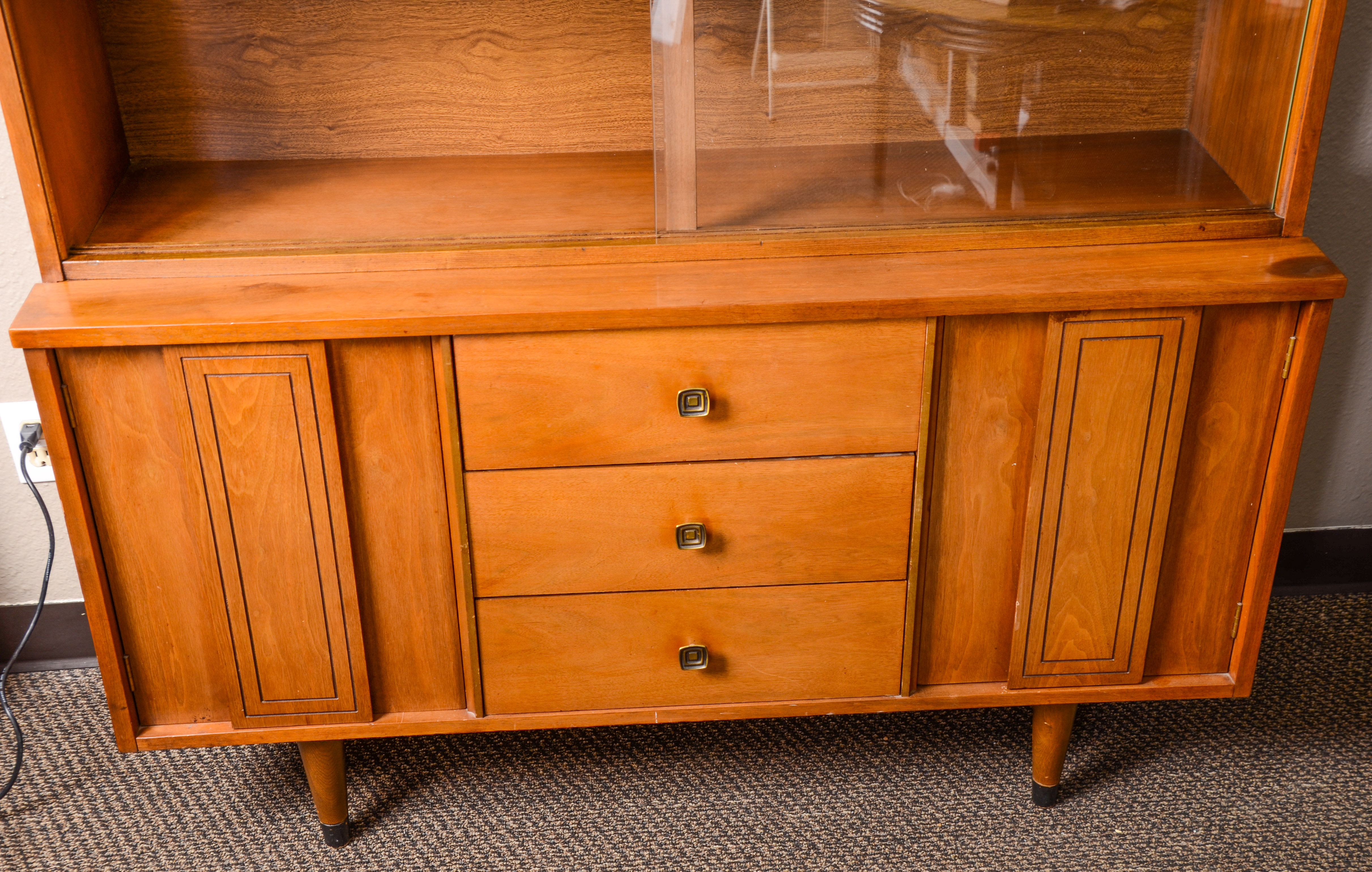 Mid Century Modern Style Hutch by Stanley Furniture