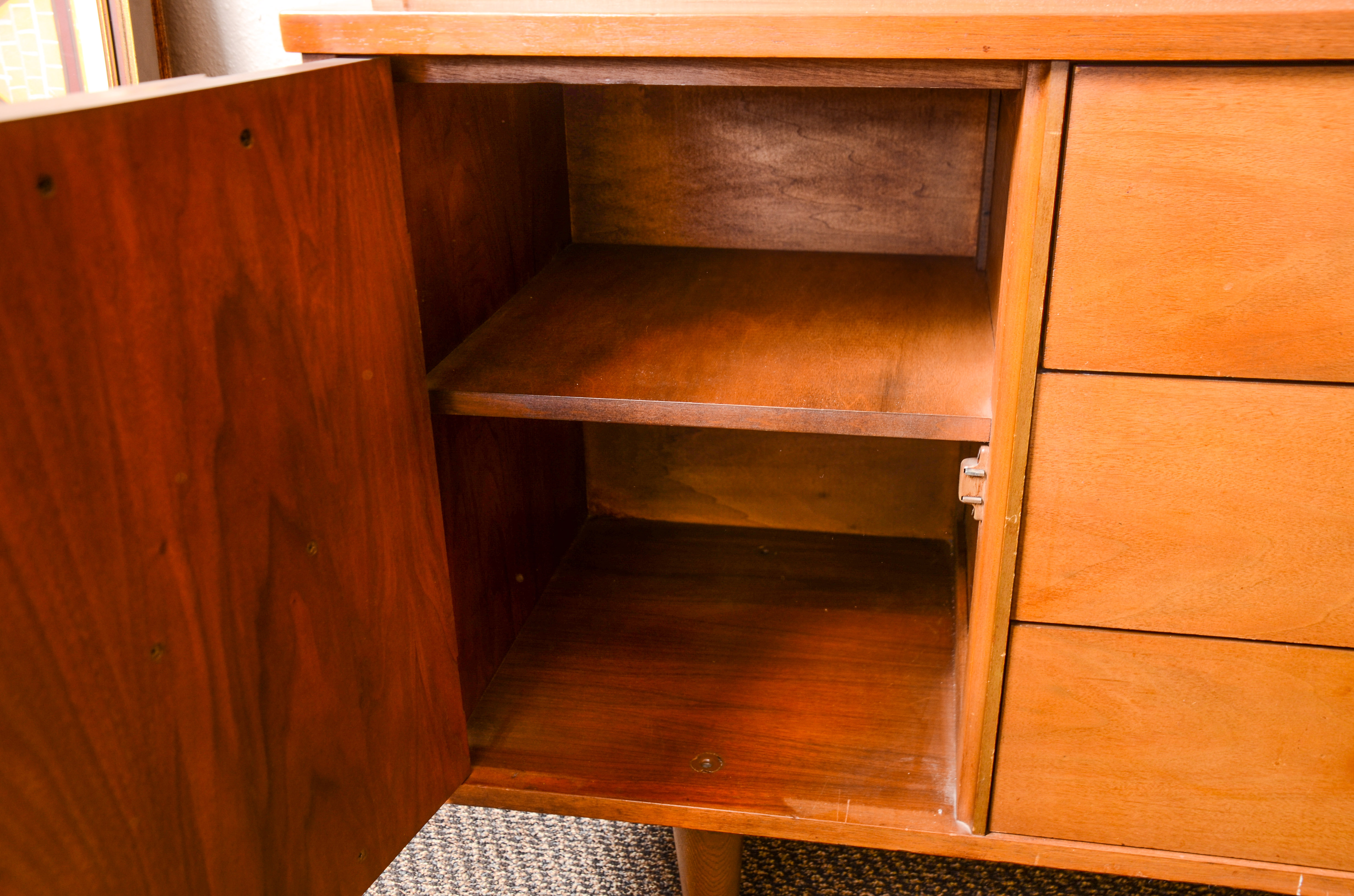 Mid Century Modern Style Hutch by Stanley Furniture