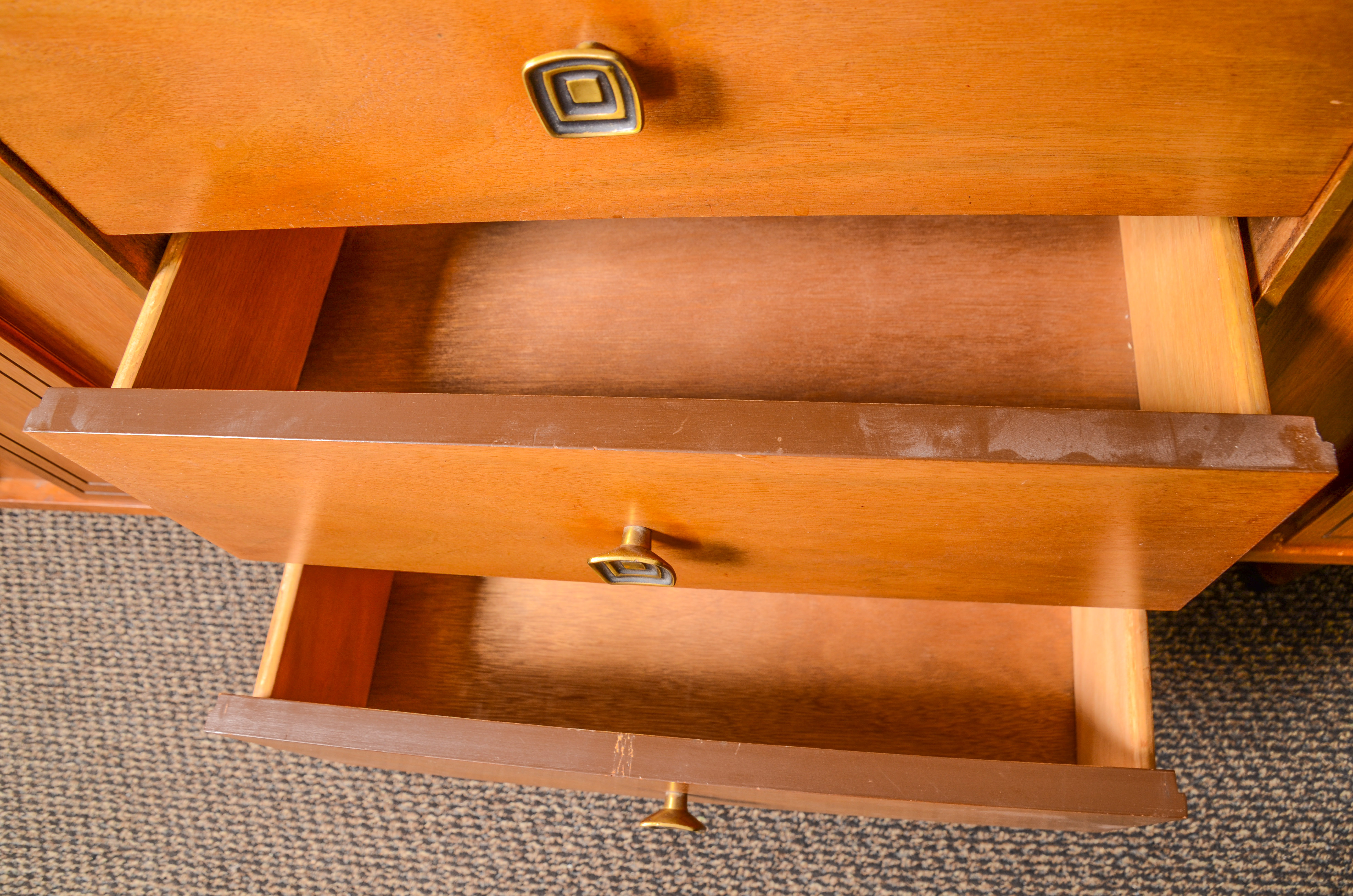 Mid Century Modern Style Hutch by Stanley Furniture